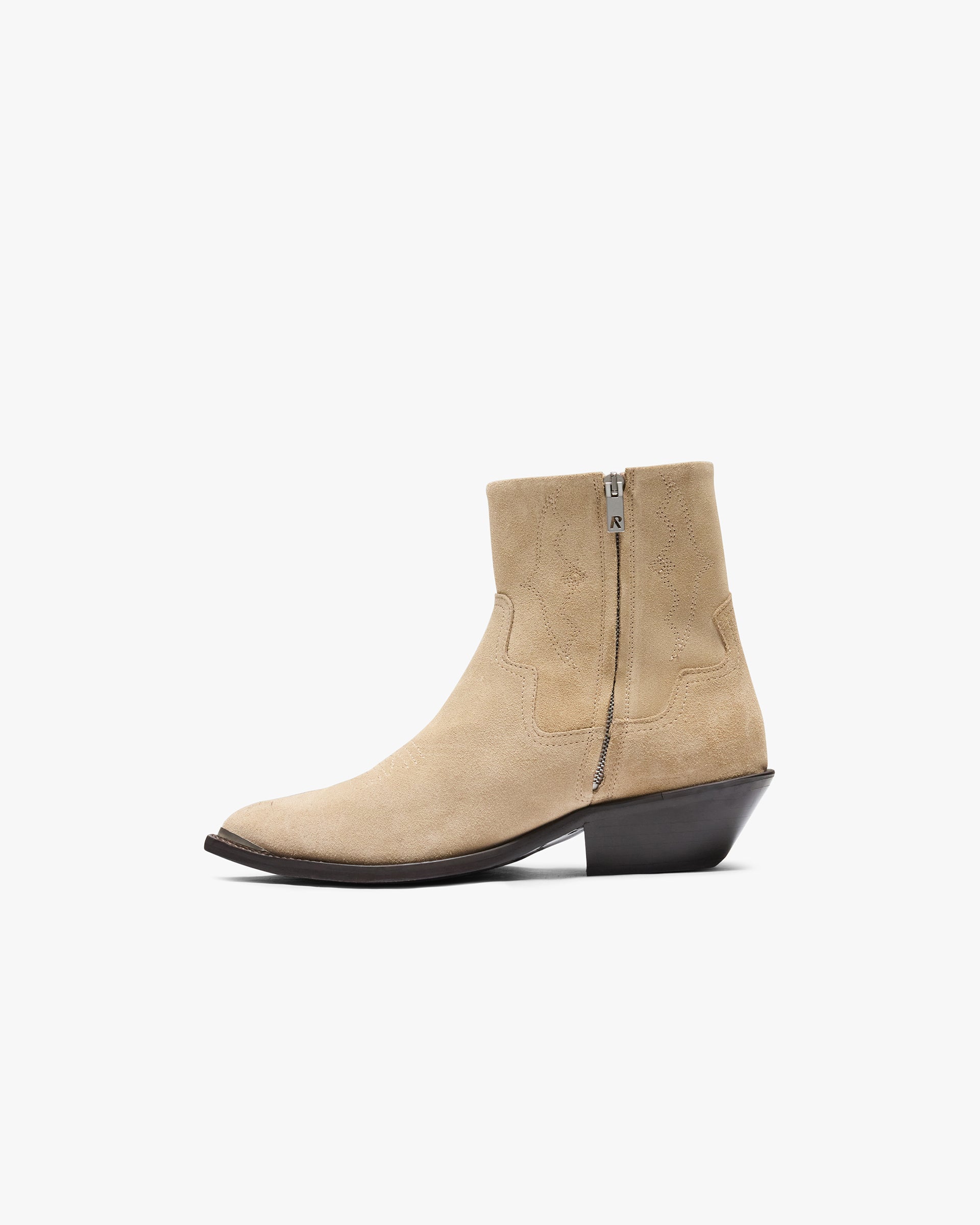 Michael Zip Boot Suede - Brown