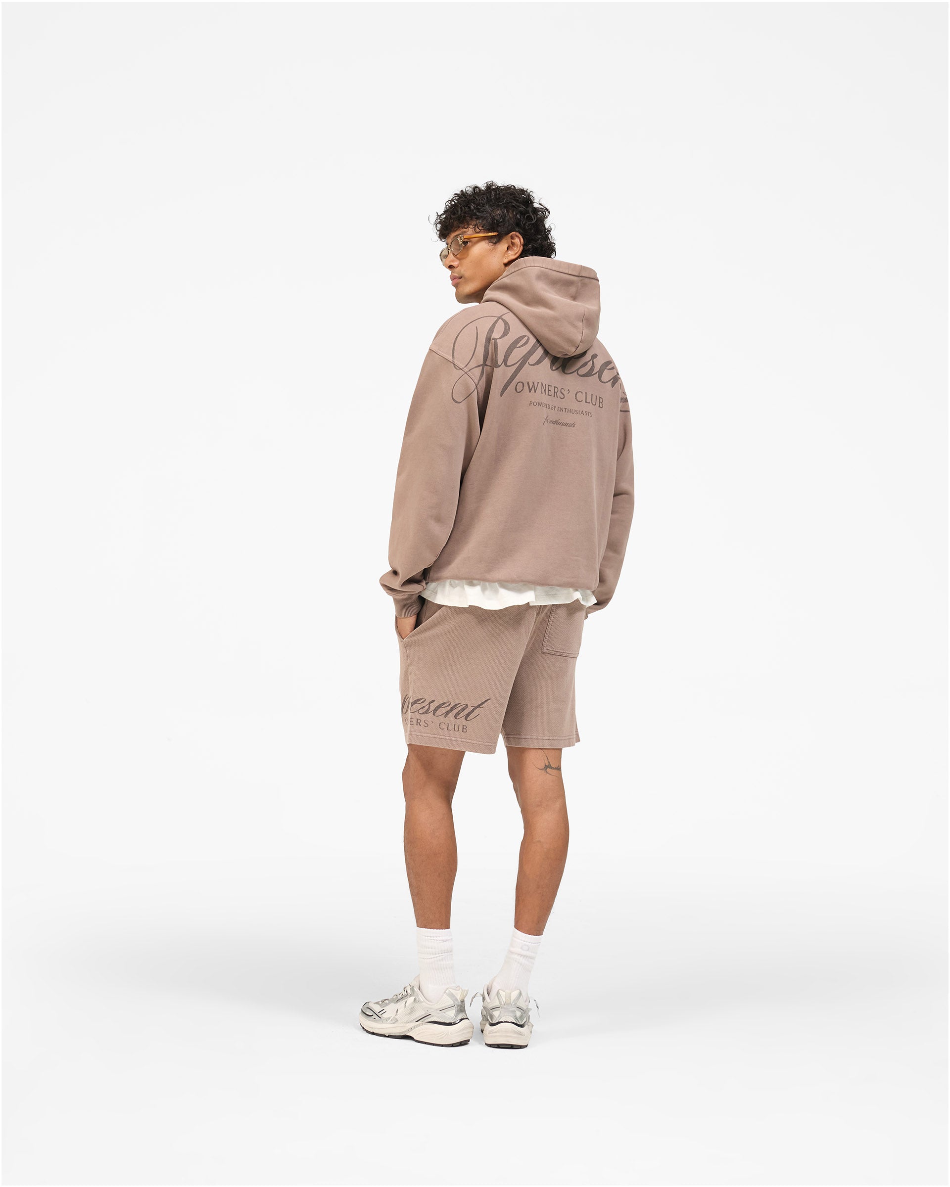 Owners Club Script Hoodie - Truffle