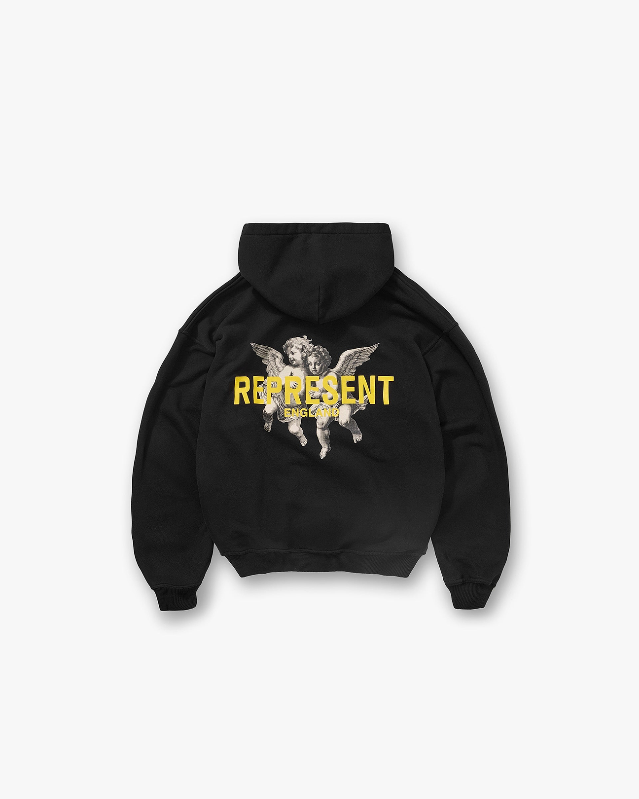 Legacy Cherubs Hoodie Black | Mens Hoodies | REPRESENT