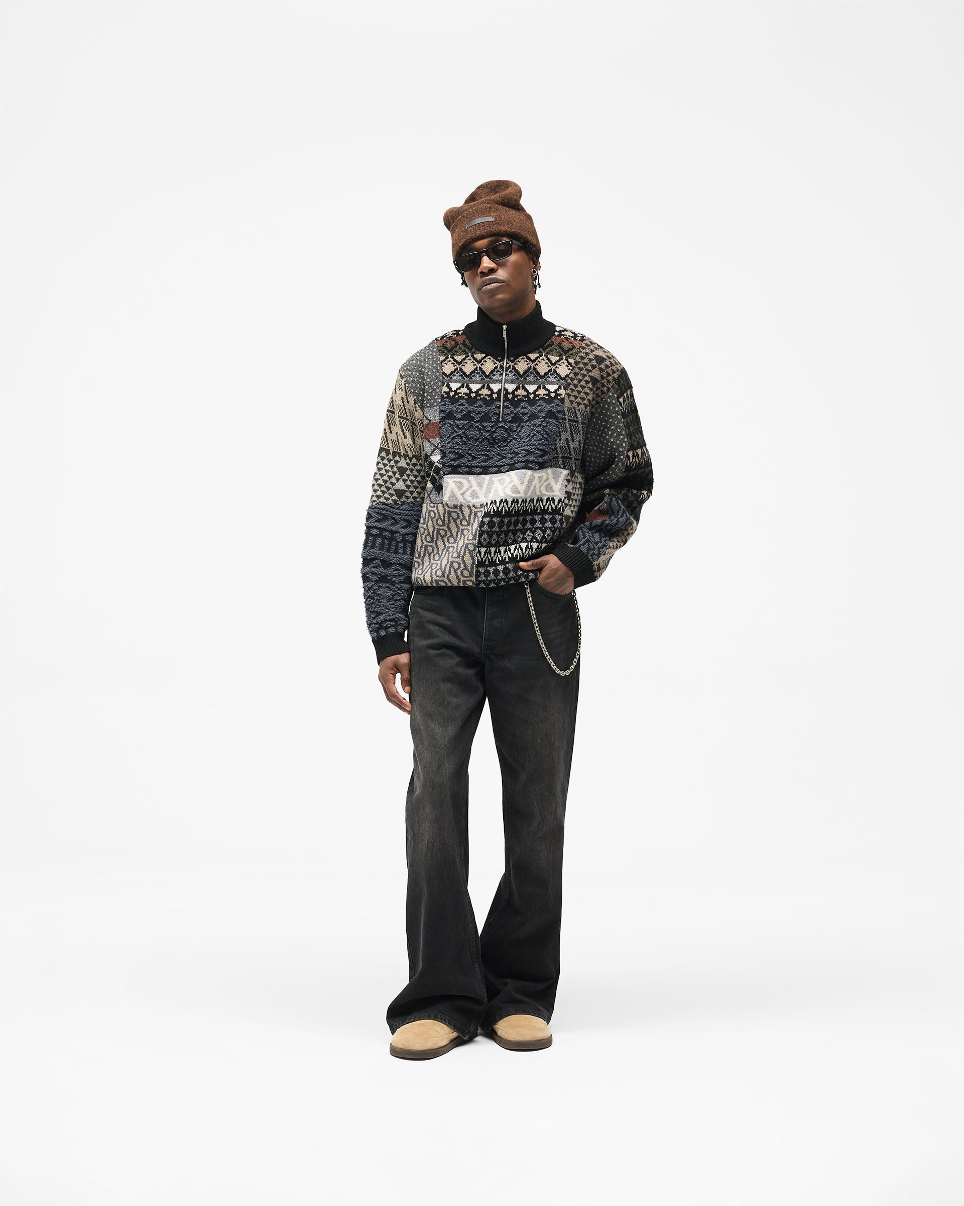 Duality Knit Sweater - Multi
