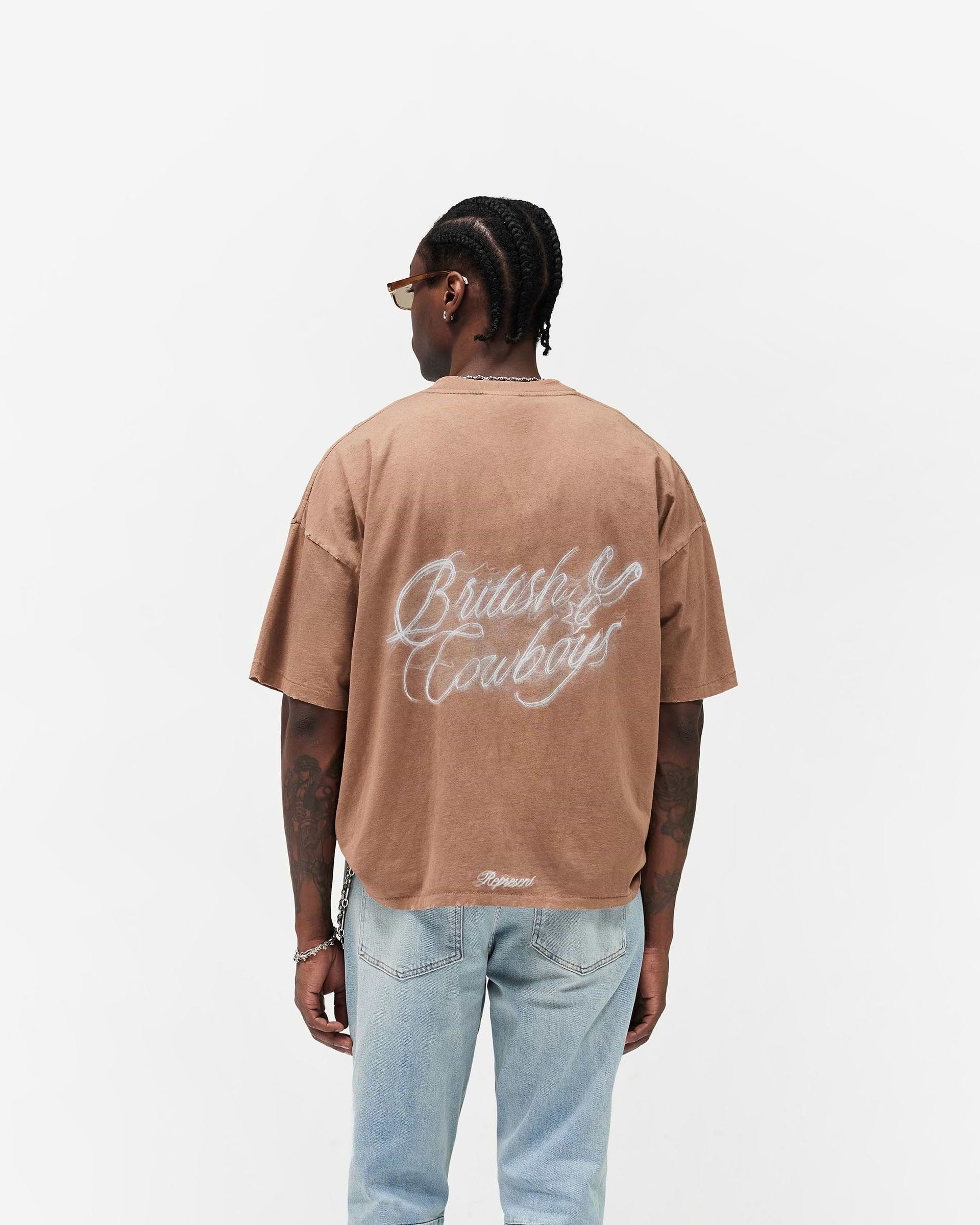 British Cowboys T-Shirt - Dusty Brown