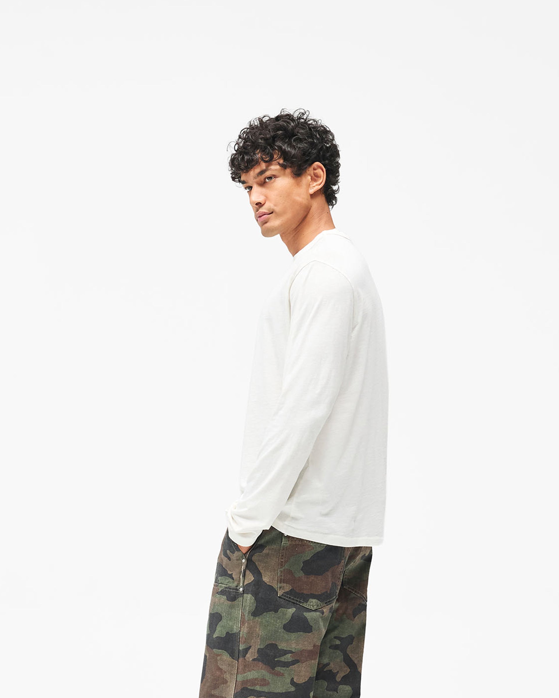 GH Long Sleeve T-Shirt - Flat White