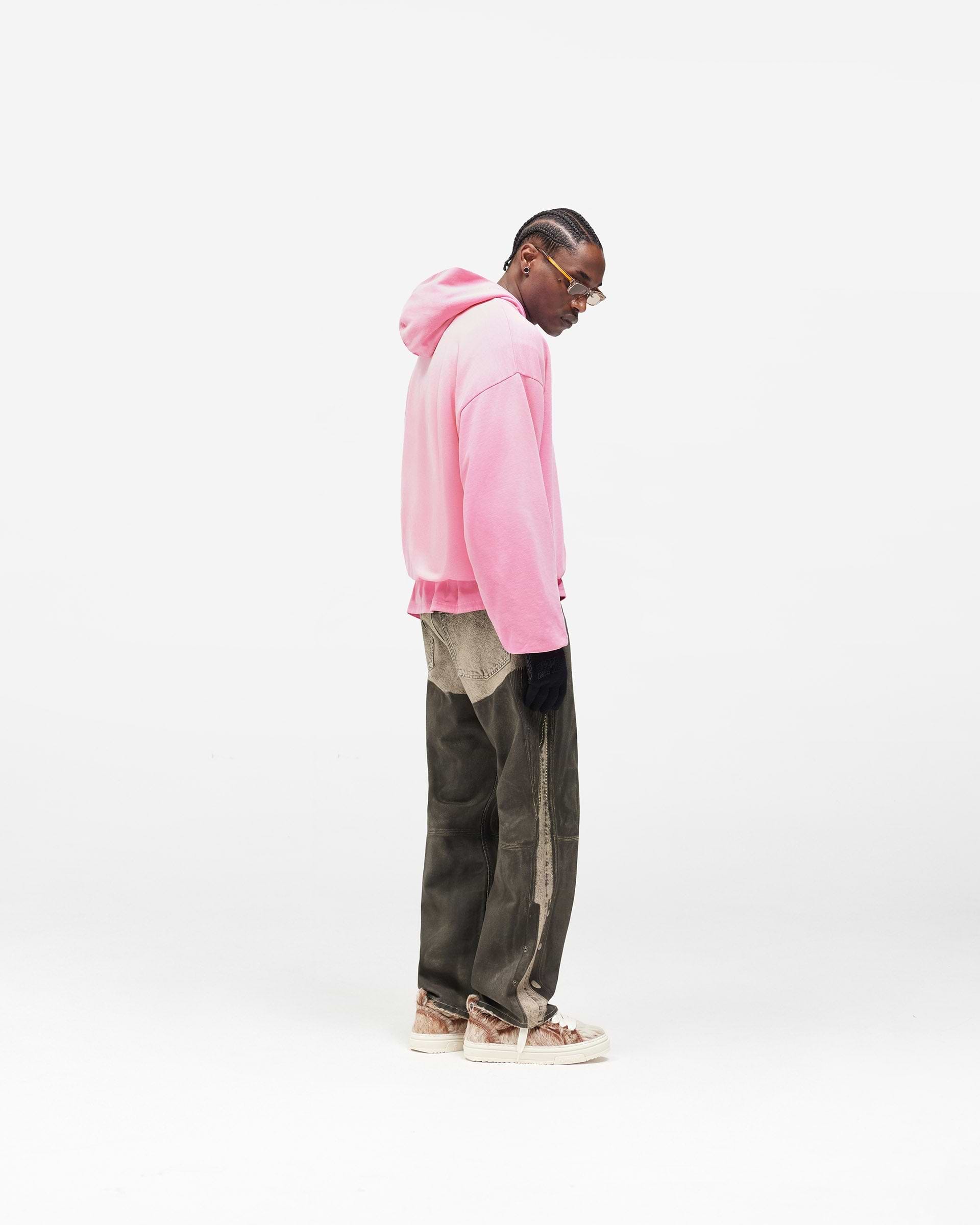 Dual Layer Script Hoodie - Candy