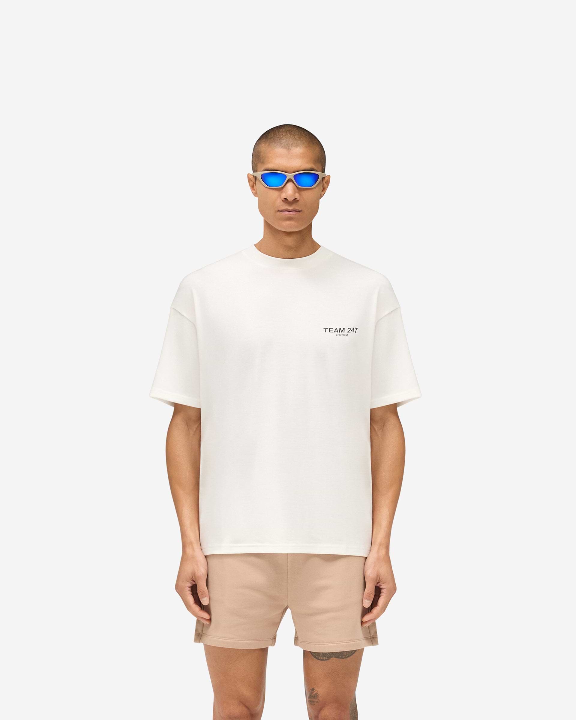 Flat White Team 247 T-Shirt | 247 Running T shirt | REPRESENT