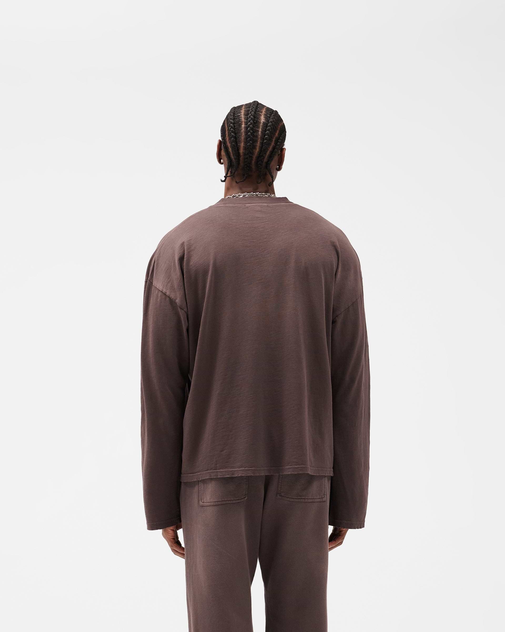 EngLAnd Long Sleeve T-Shirt - Washed Brown
