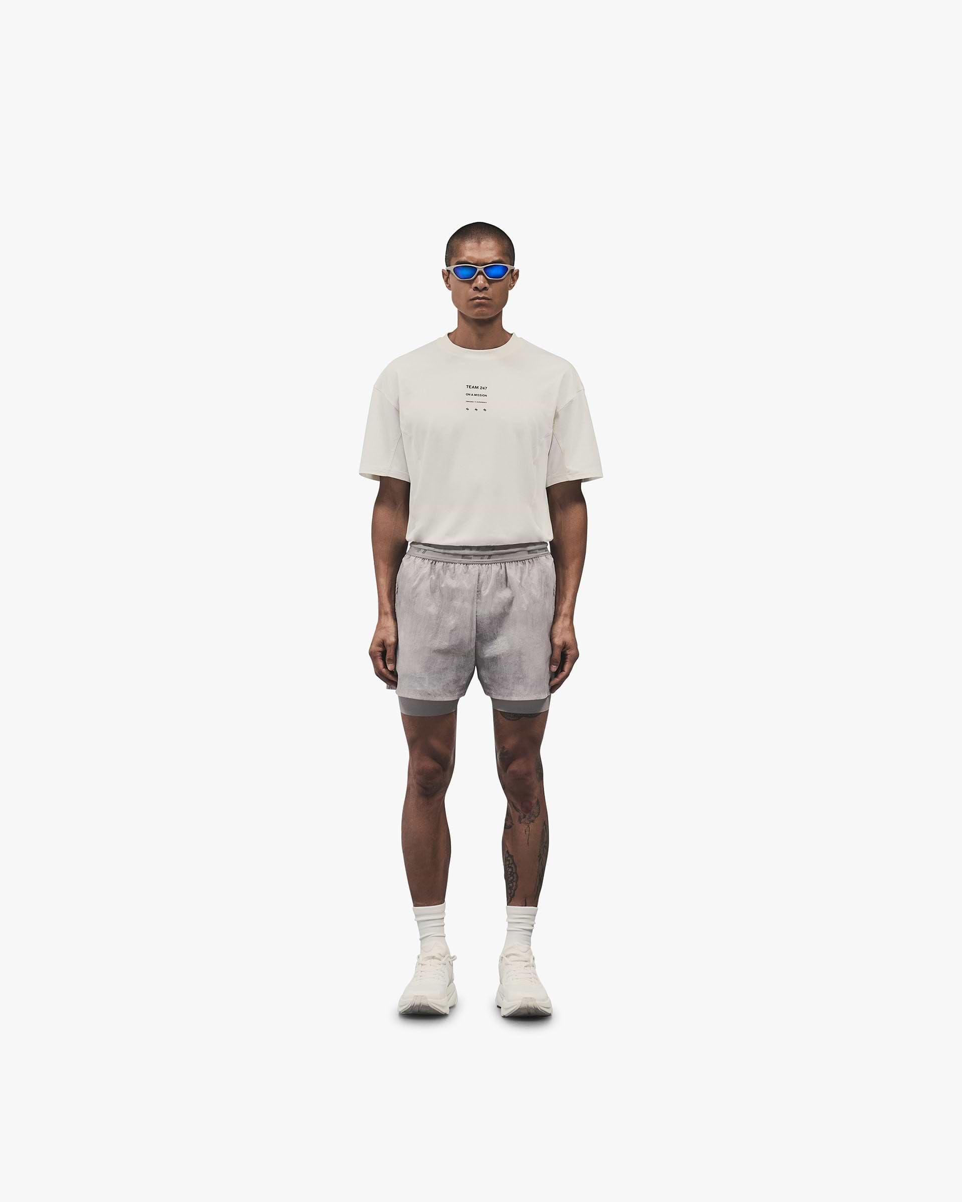247 Trail Shorts - Chalk