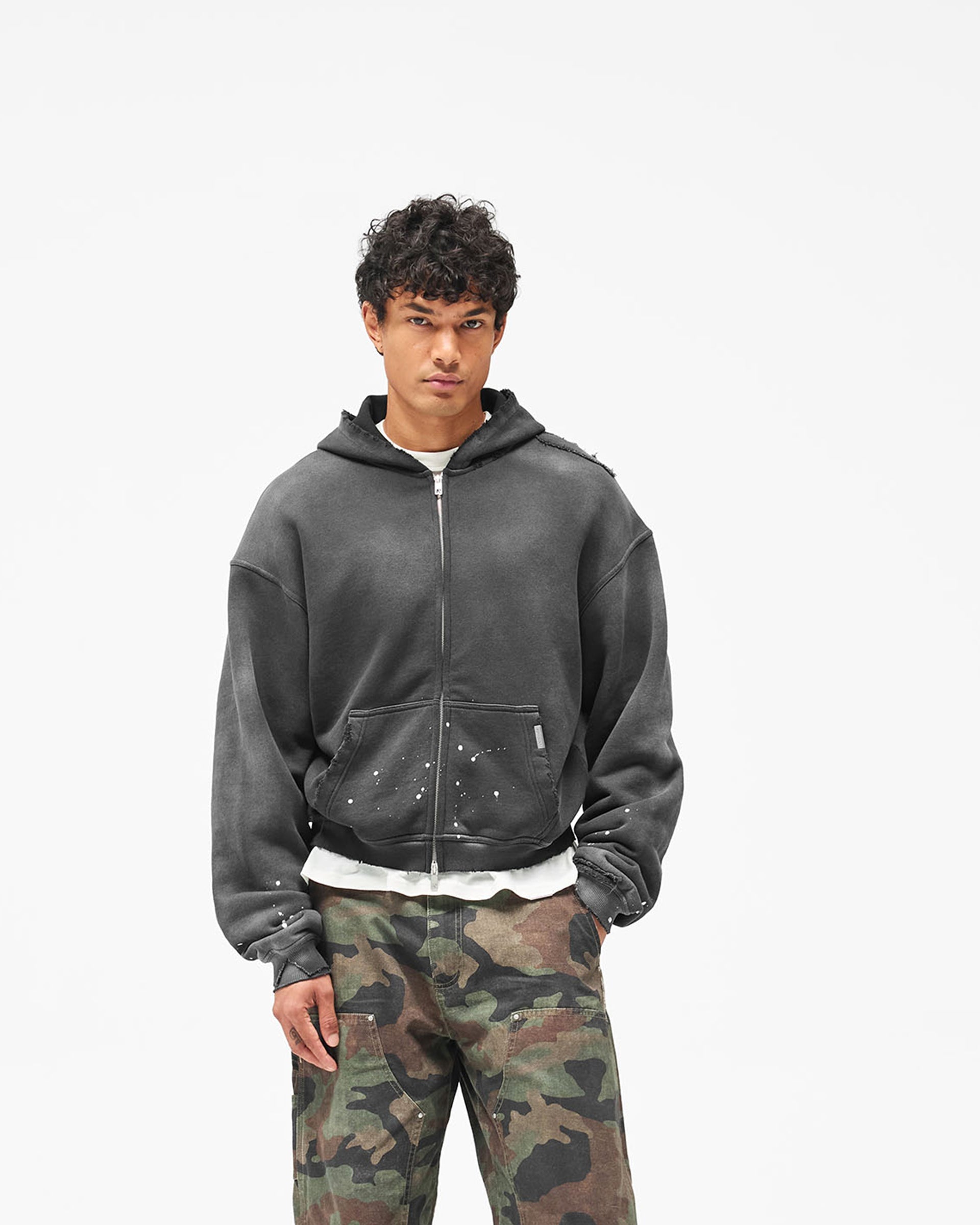 MH Paint Hoodie - Antique Slate