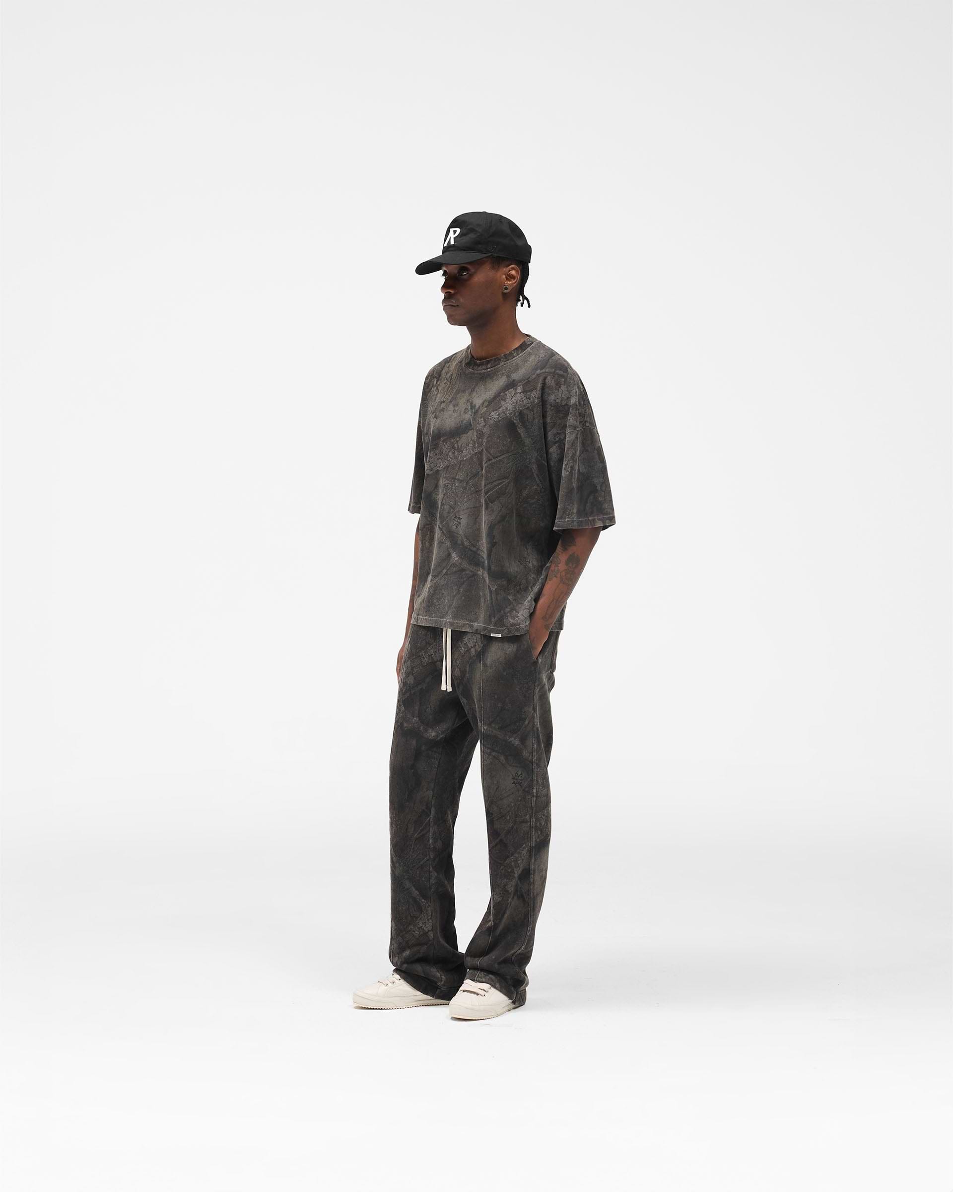 Initial Overdye Realtree® Boxy T-Shirt - Overdyed Black