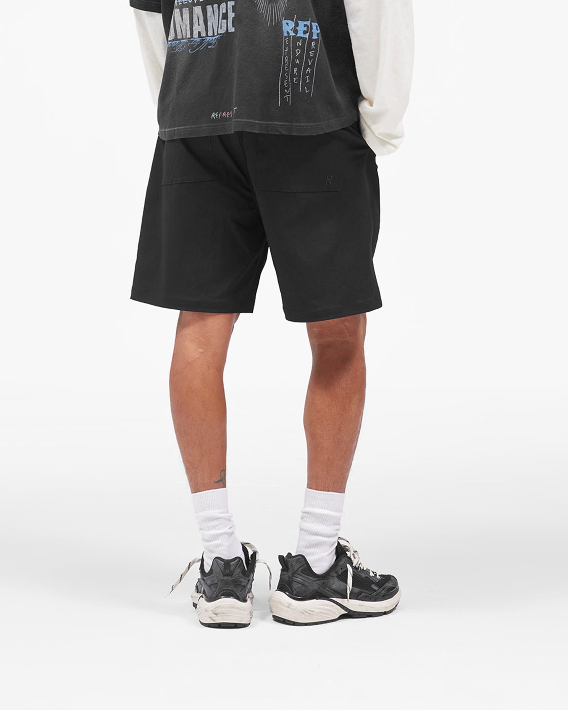 Nylon Cargo Short - Black