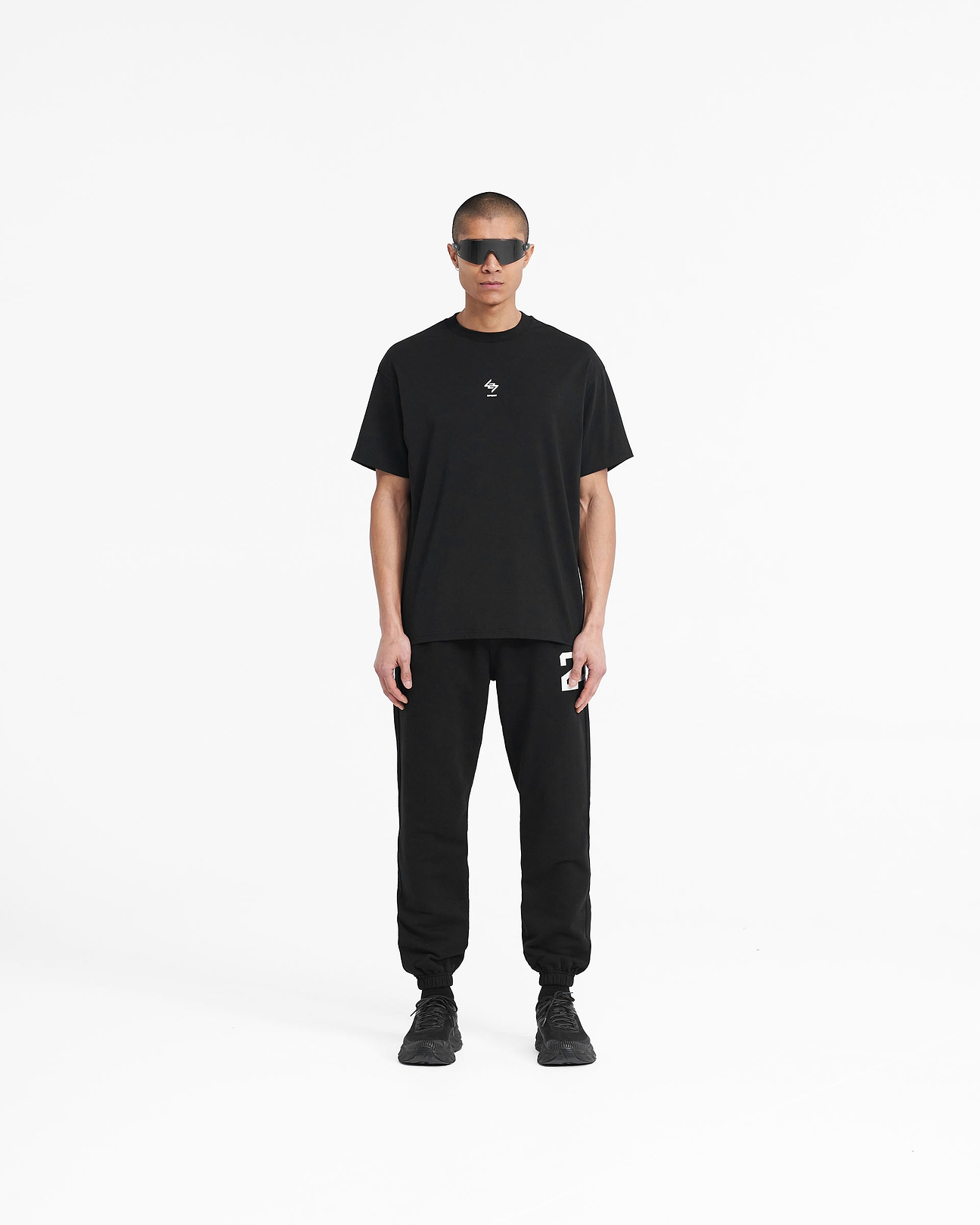 247 Oversized T-Shirt - Jet Black | REPRESENT