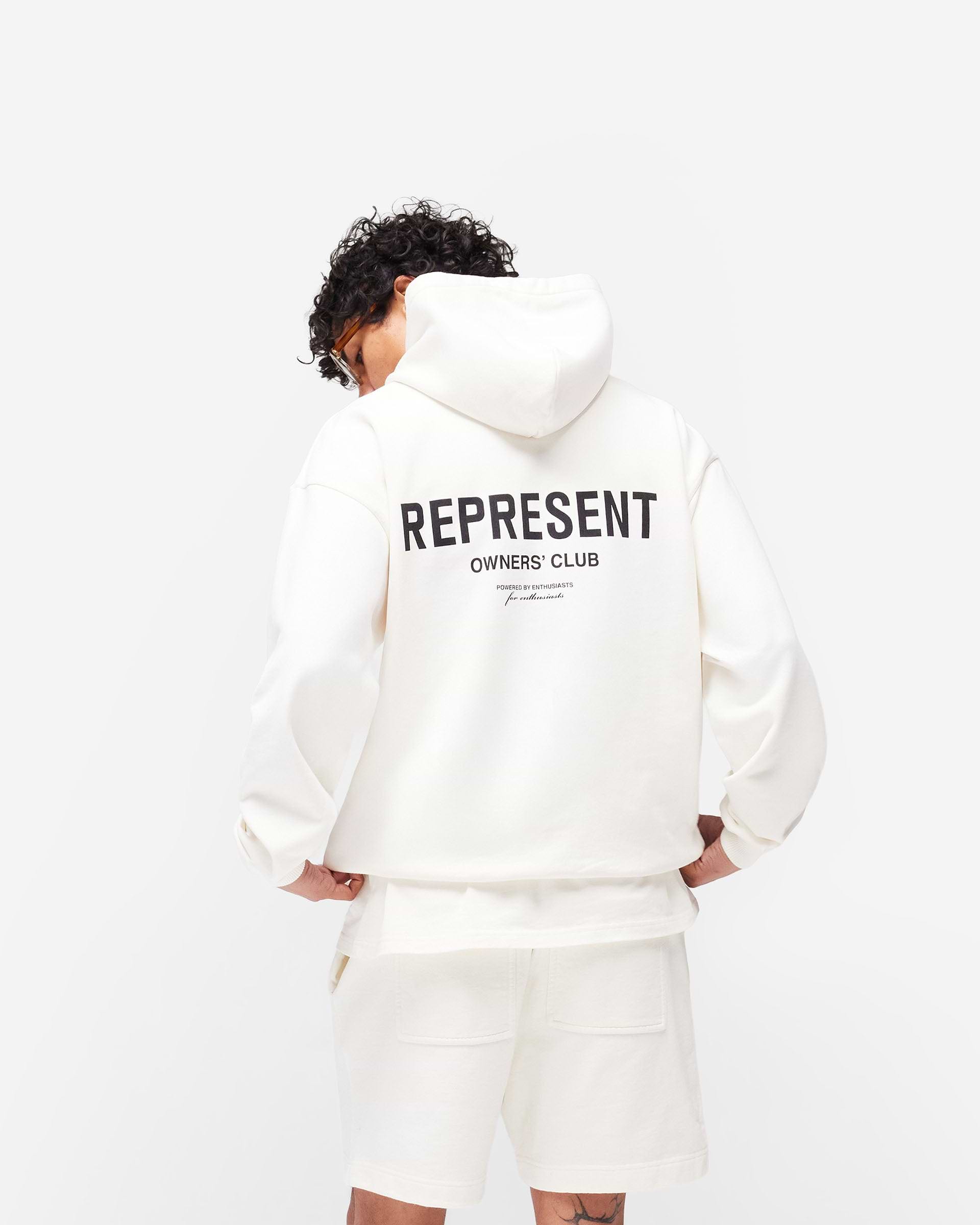 Represent Owners Club Hoodie - Flat White