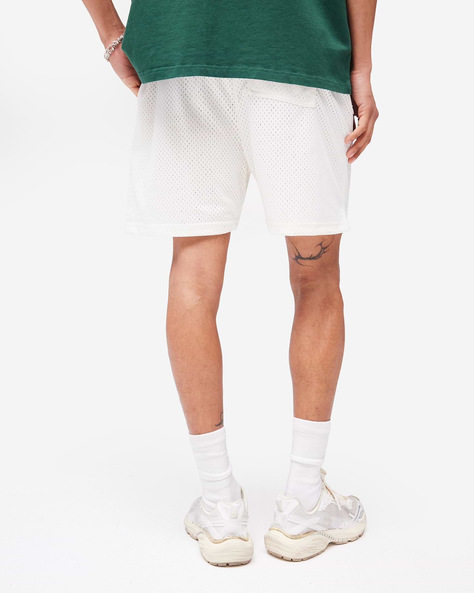 Represent Owners Club Mesh Shorts - Flat White