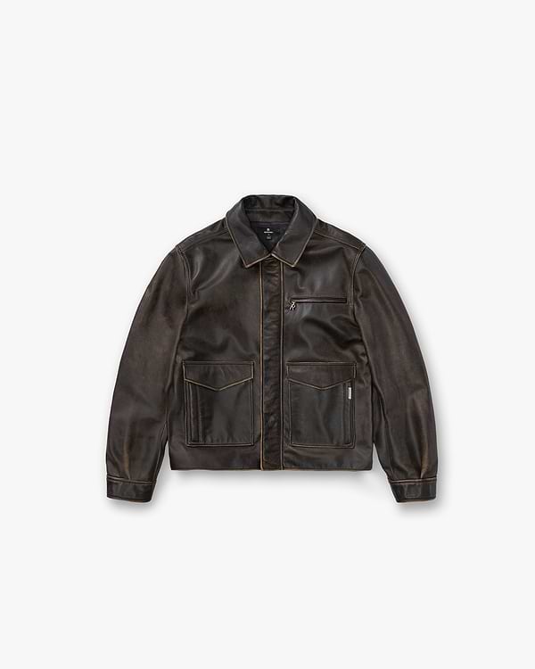Sunfade Leather Jacket