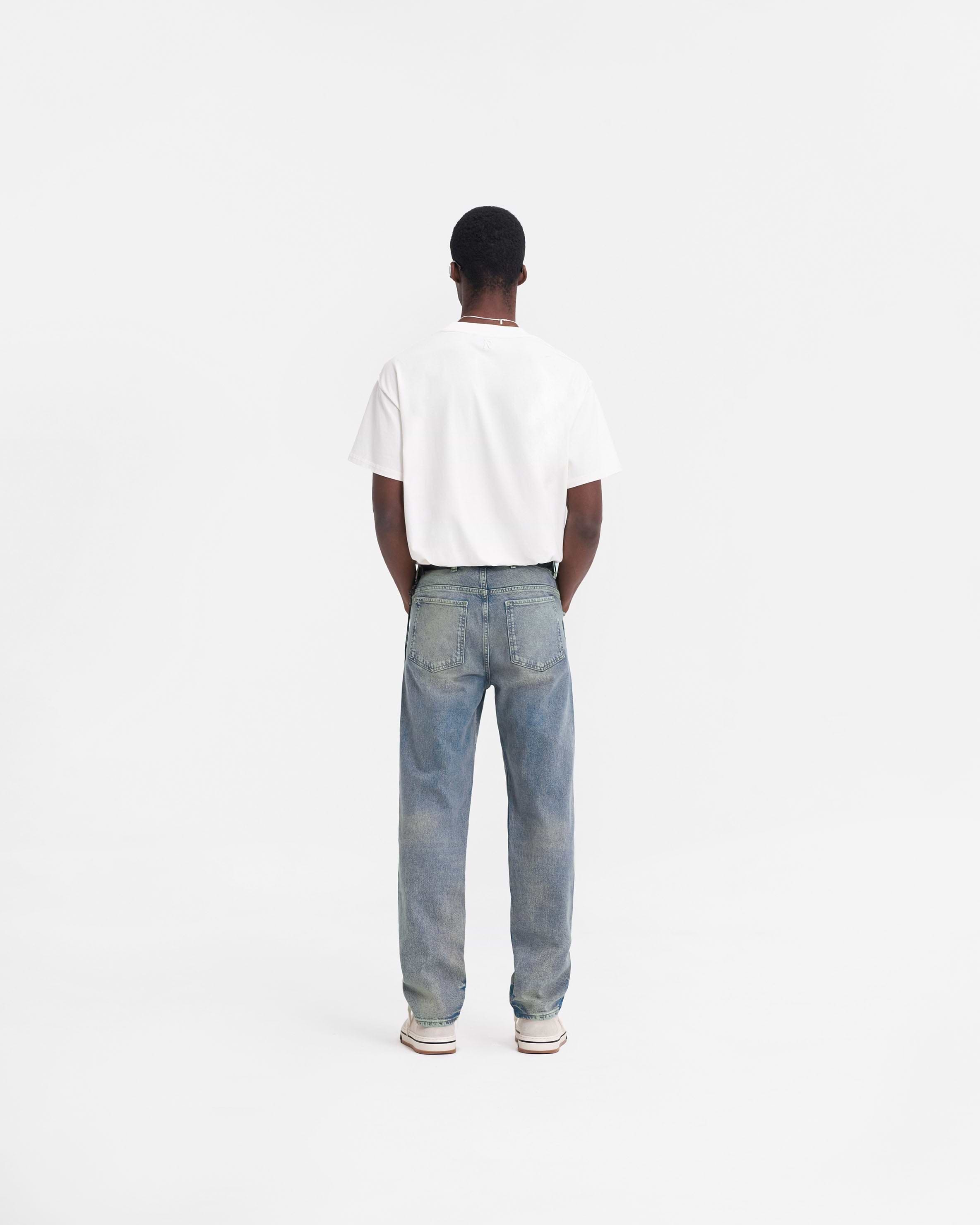 R2 Straight Leg Denim - Blue Cream