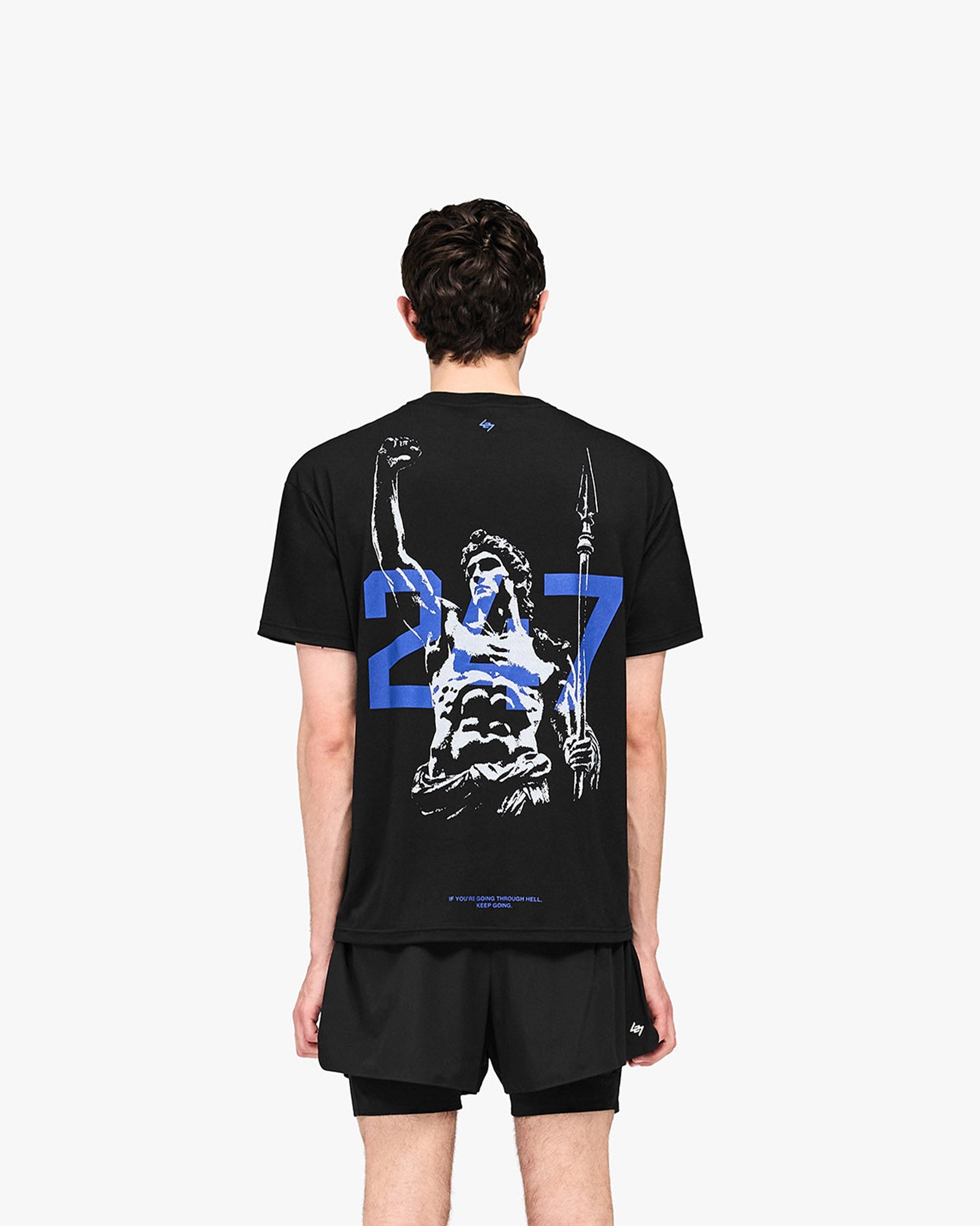 247 Stockholm Oversized T-Shirt - Jet Black