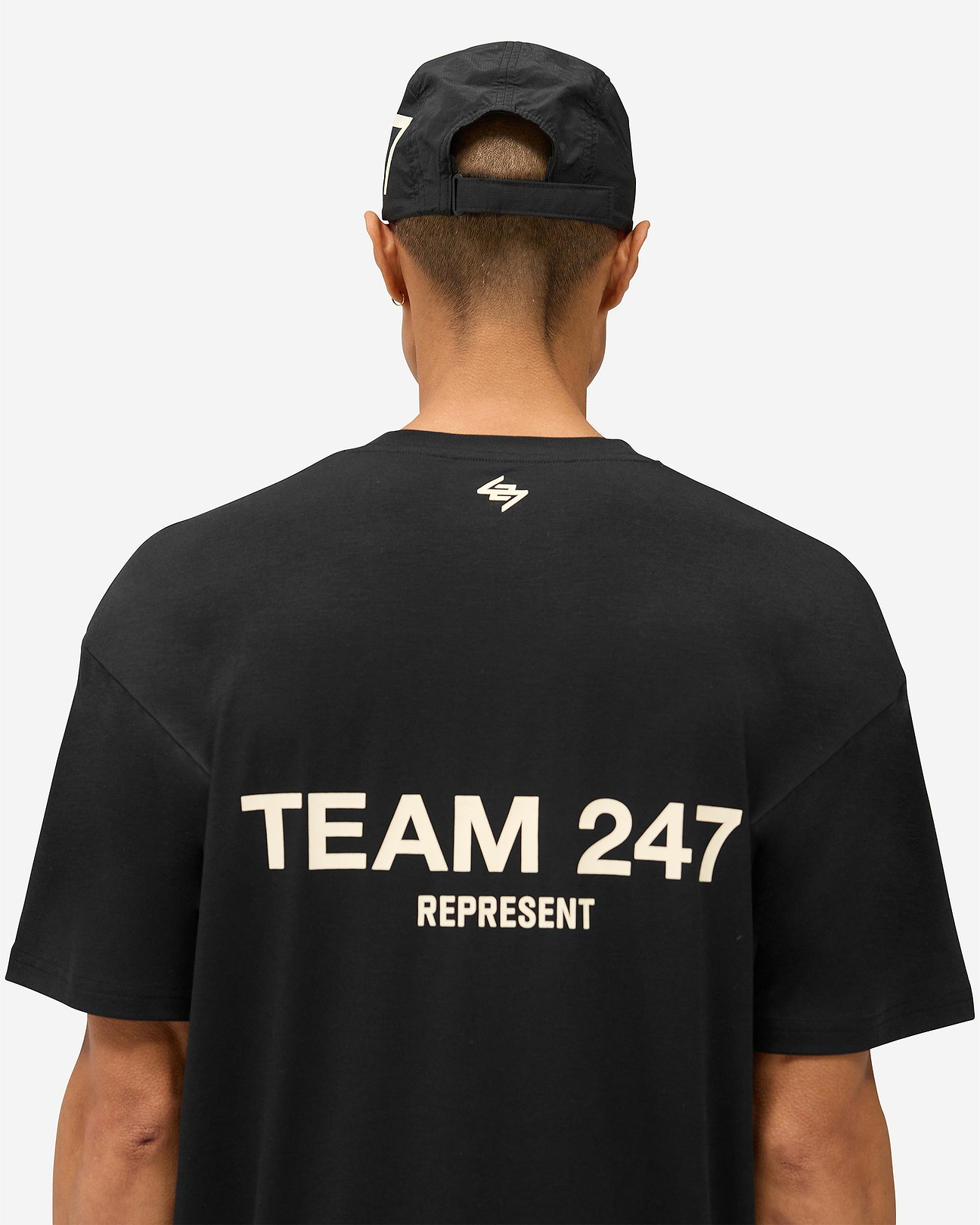 Jet Black Team 247 T-Shirt | 247 Running T-Shirt | REPRESENT