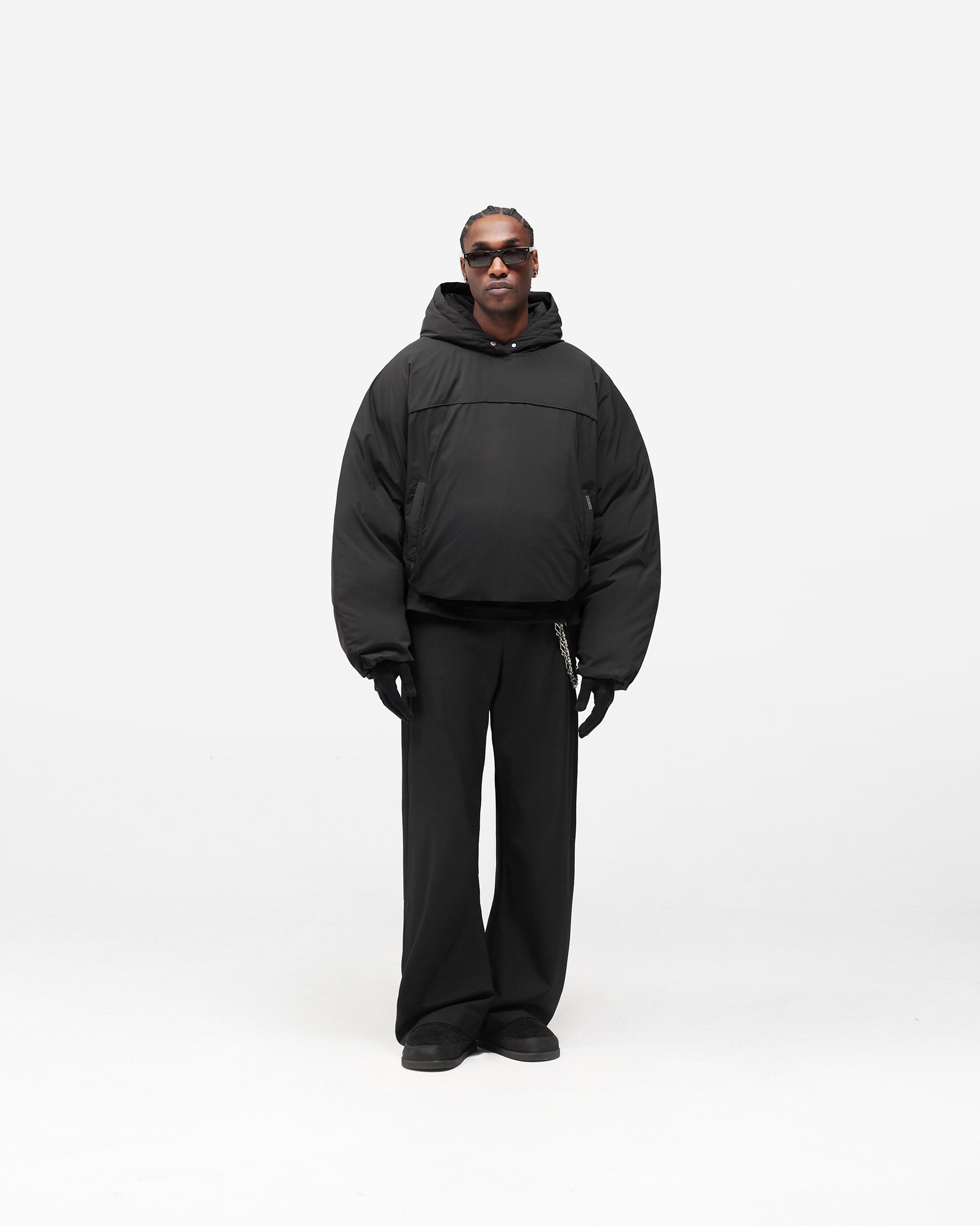 Arch Pullover Puffer - Jet Black