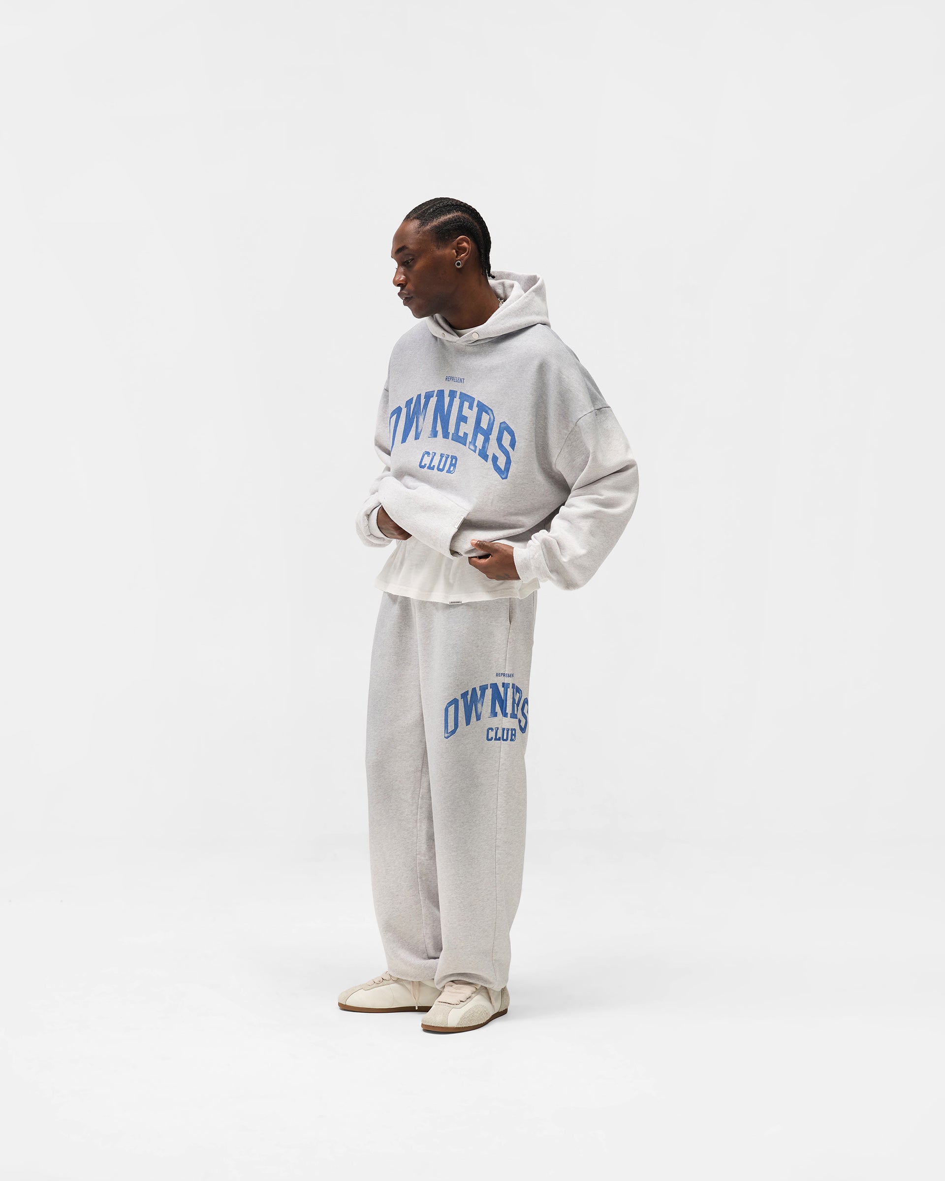 Represent Owners Club Sweatpant - Sprayed Ice Grey Marl