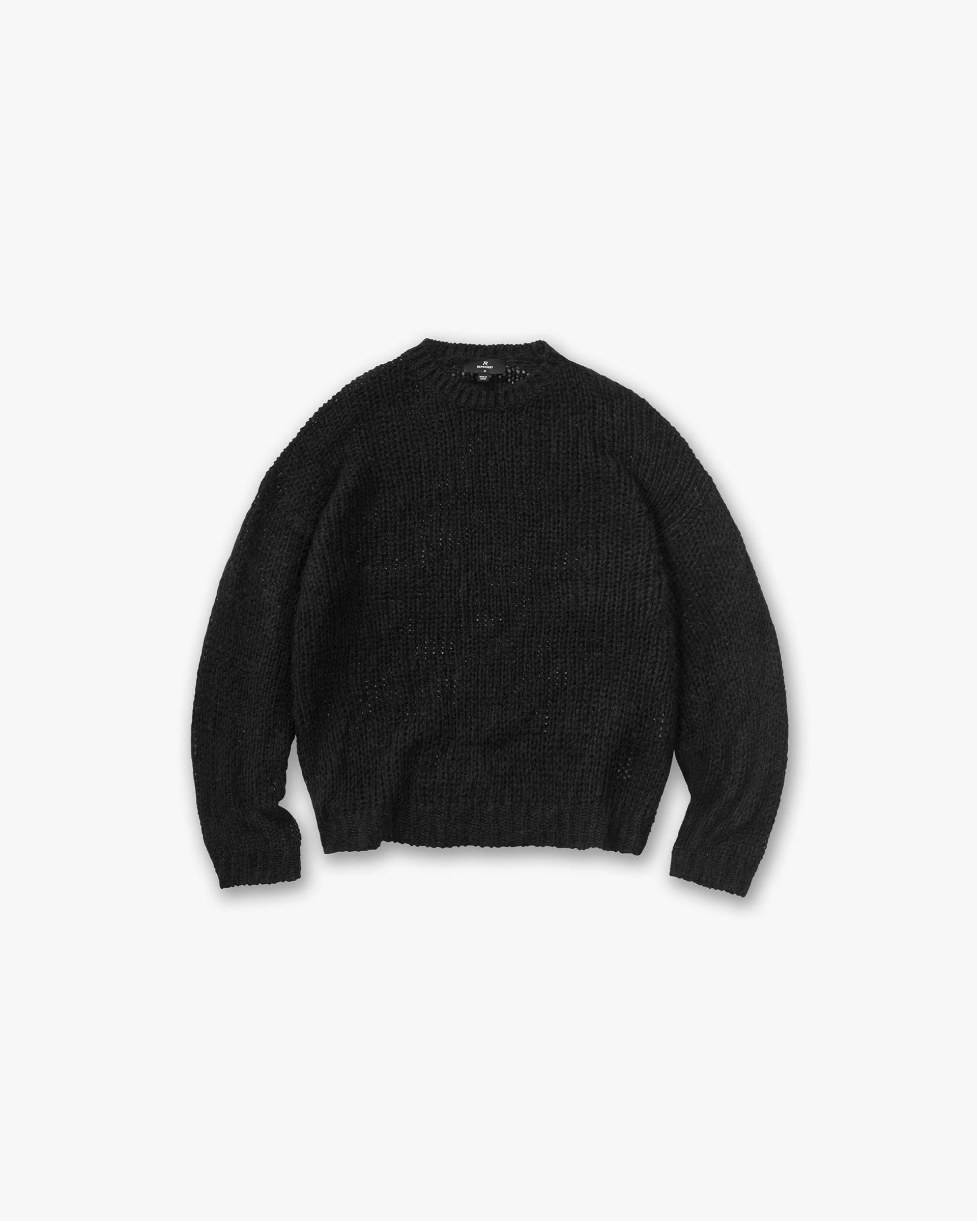 Reversible Fade Out Knit - Jet Black