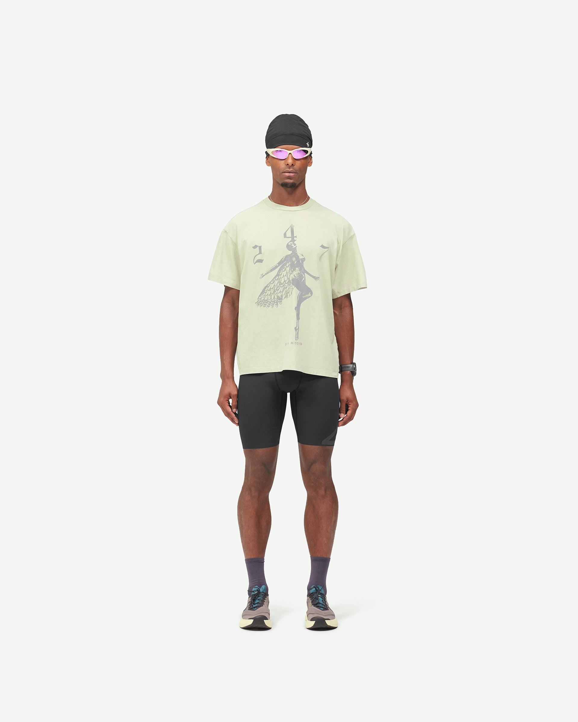 247 Fallen Angel Graphic T-Shirt - Fern