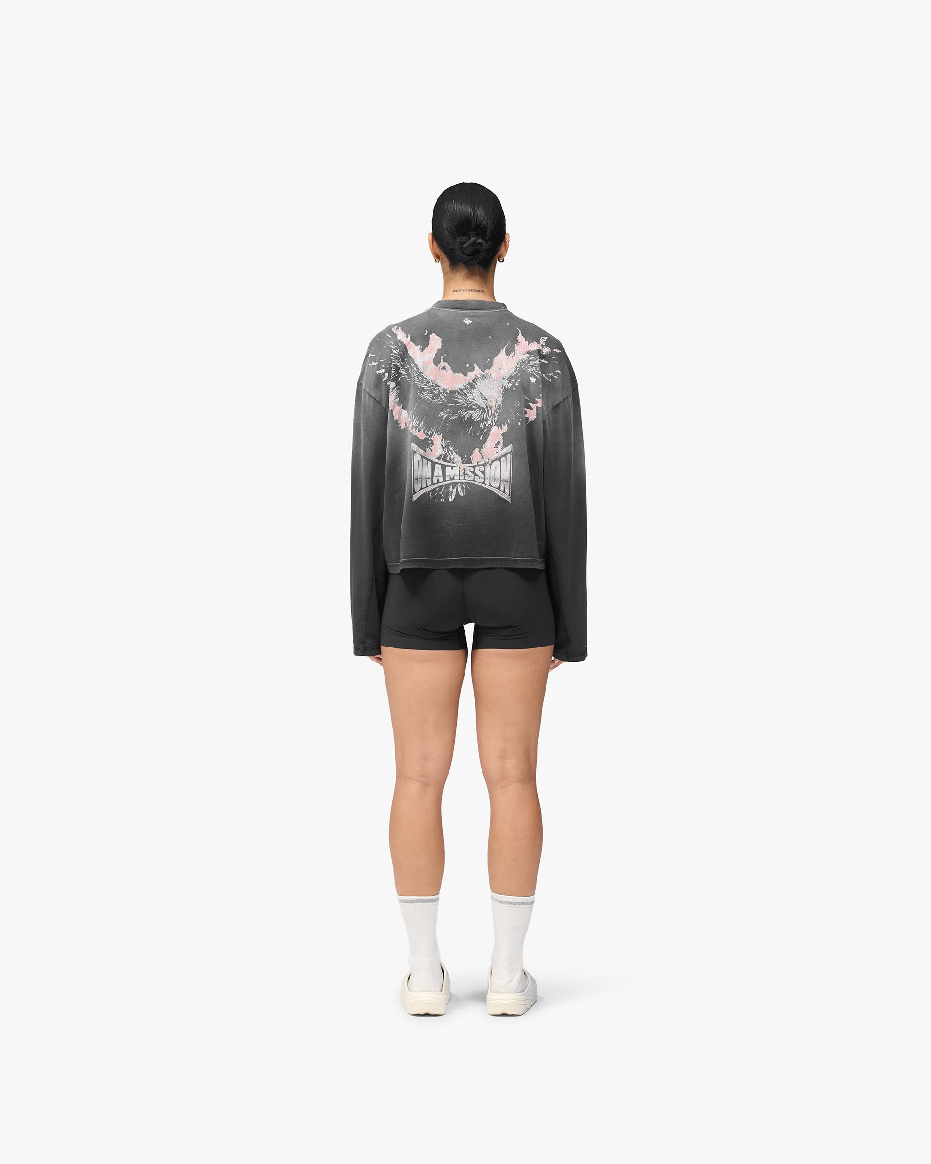 247 Ignite Long Sleeve T-Shirt - Vintage Black