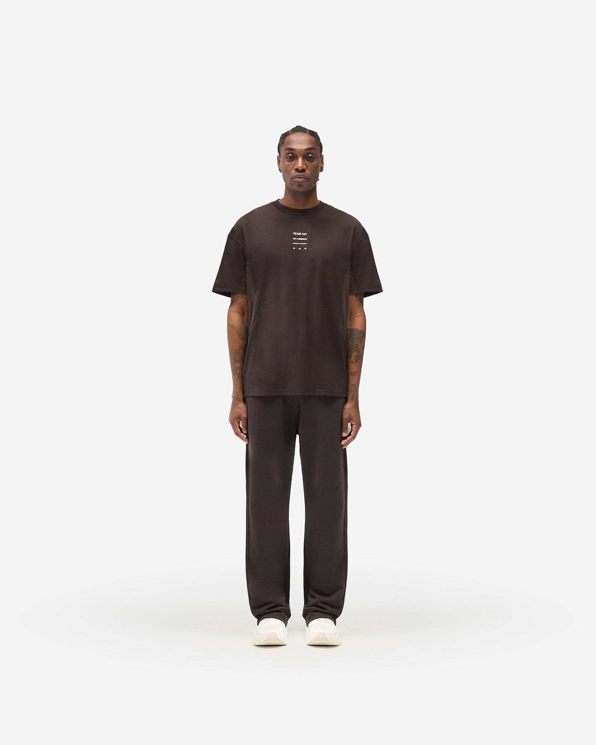 247 Uprising Oversized T-Shirt - Chocolate