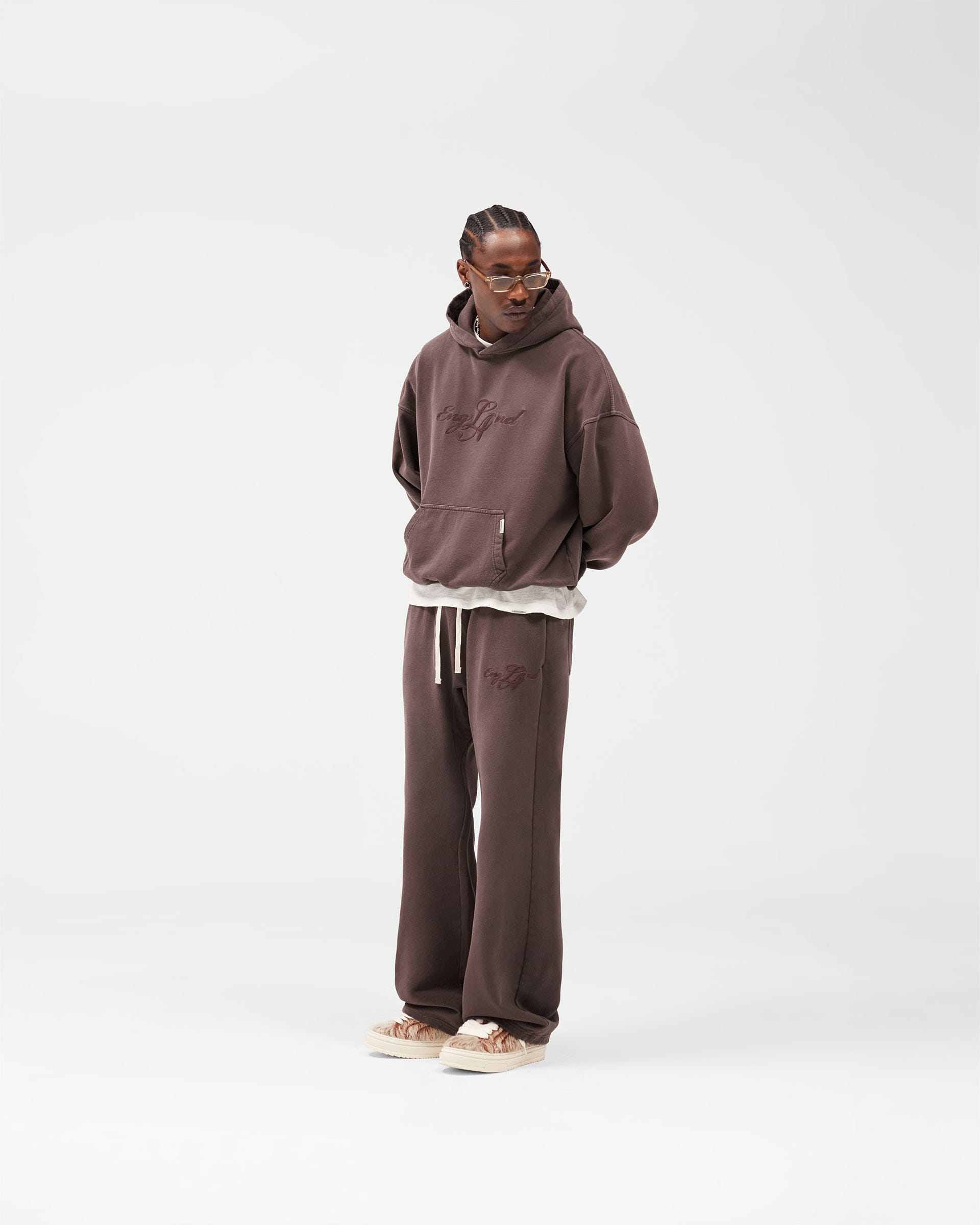 EngLAnd Hoodie - Washed Brown
