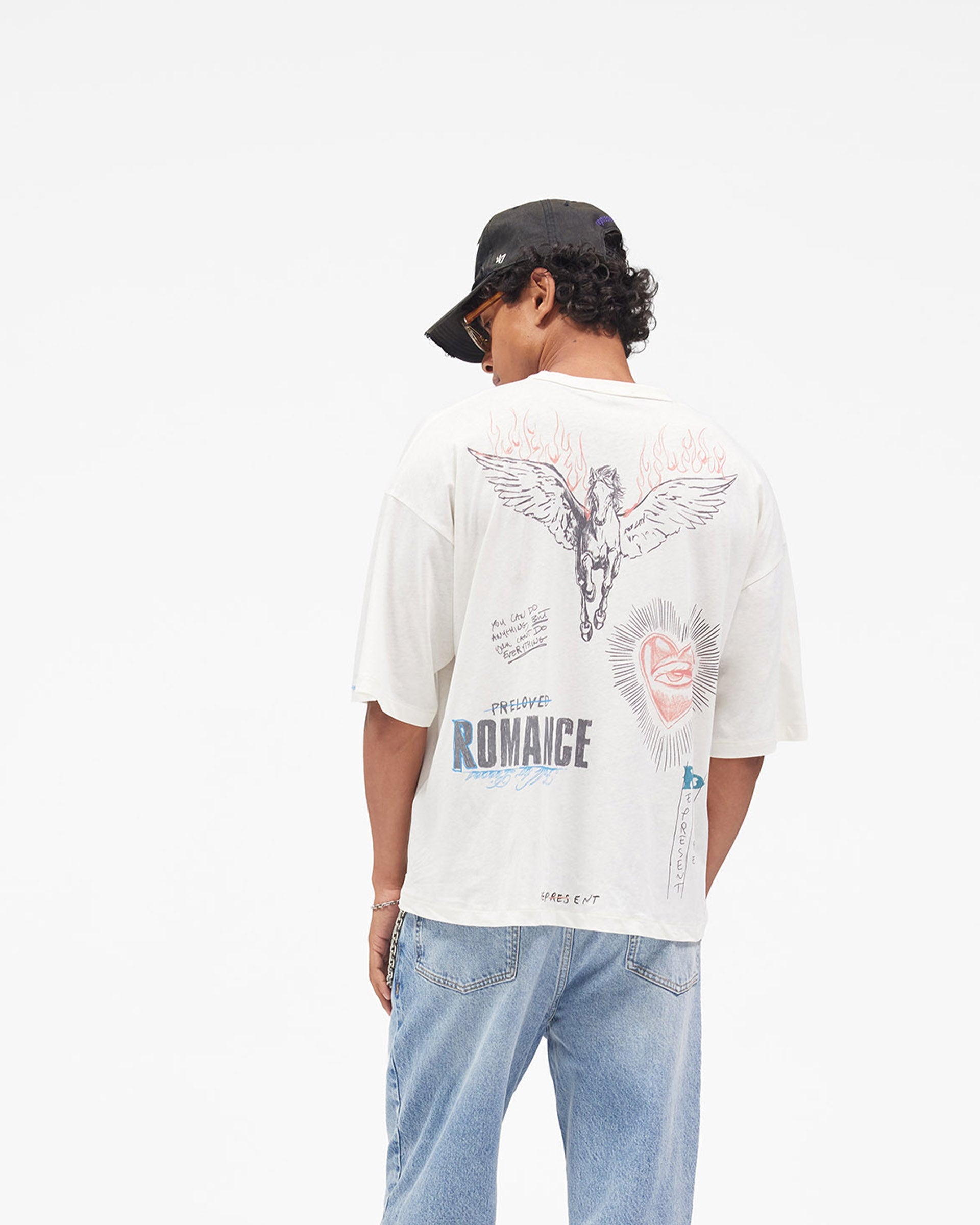 Heavier Than The Heavens T-Shirt - Antique White