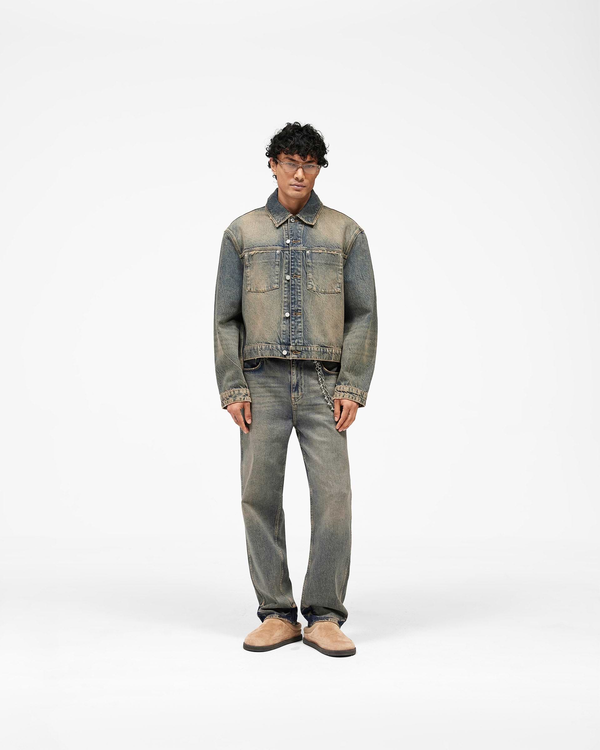 R3 Baggy Denim - Blue Cream