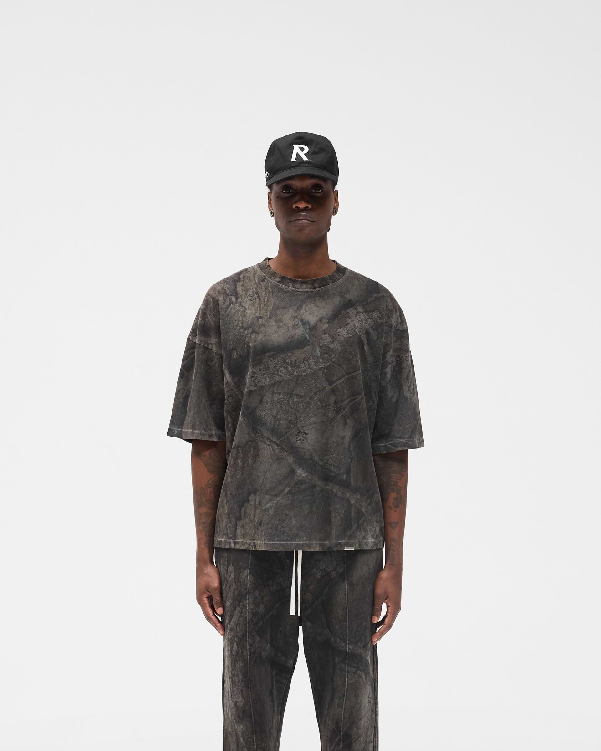 Initial Overdye Realtree® Boxy T-Shirt - Overdyed Black