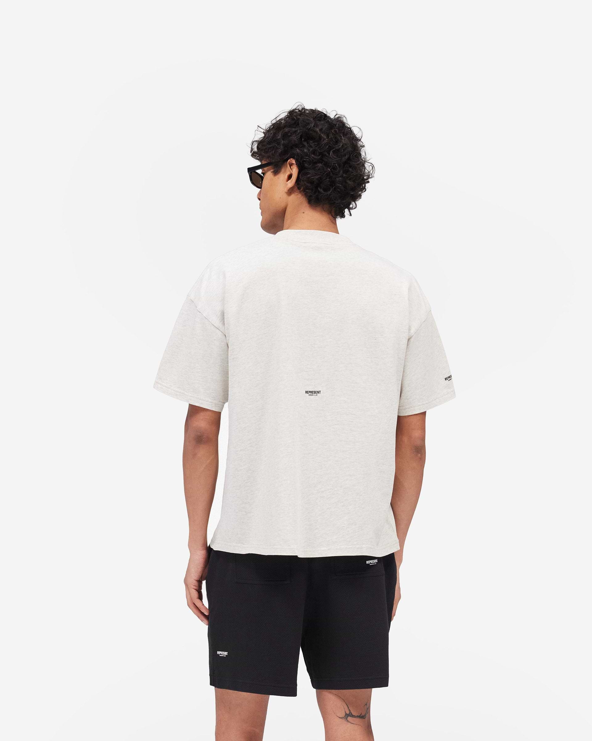 Micro Owners Club T-Shirt - Cream Marl
