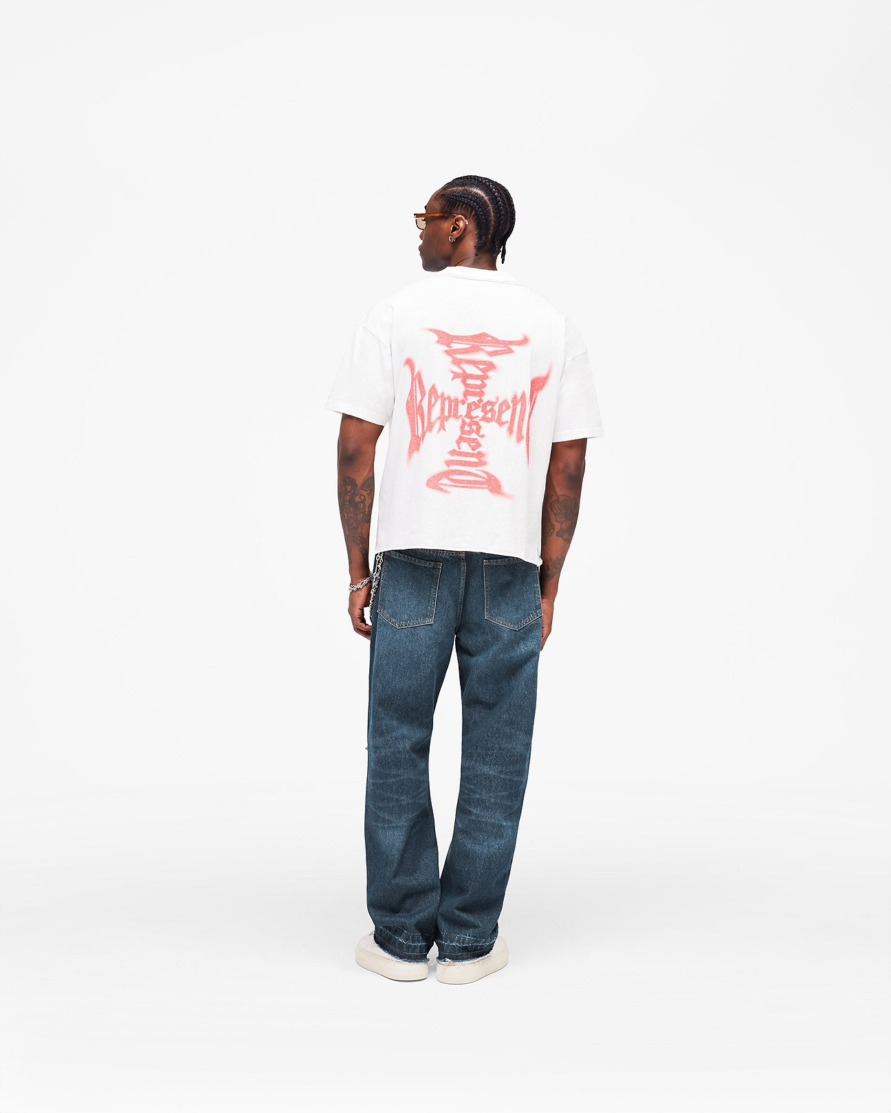 トップス everyone jeans tee shirt (ASH) M MH T-Shirt V2 Ash White | Heaton Capsule T-Shirts | REPRESENT