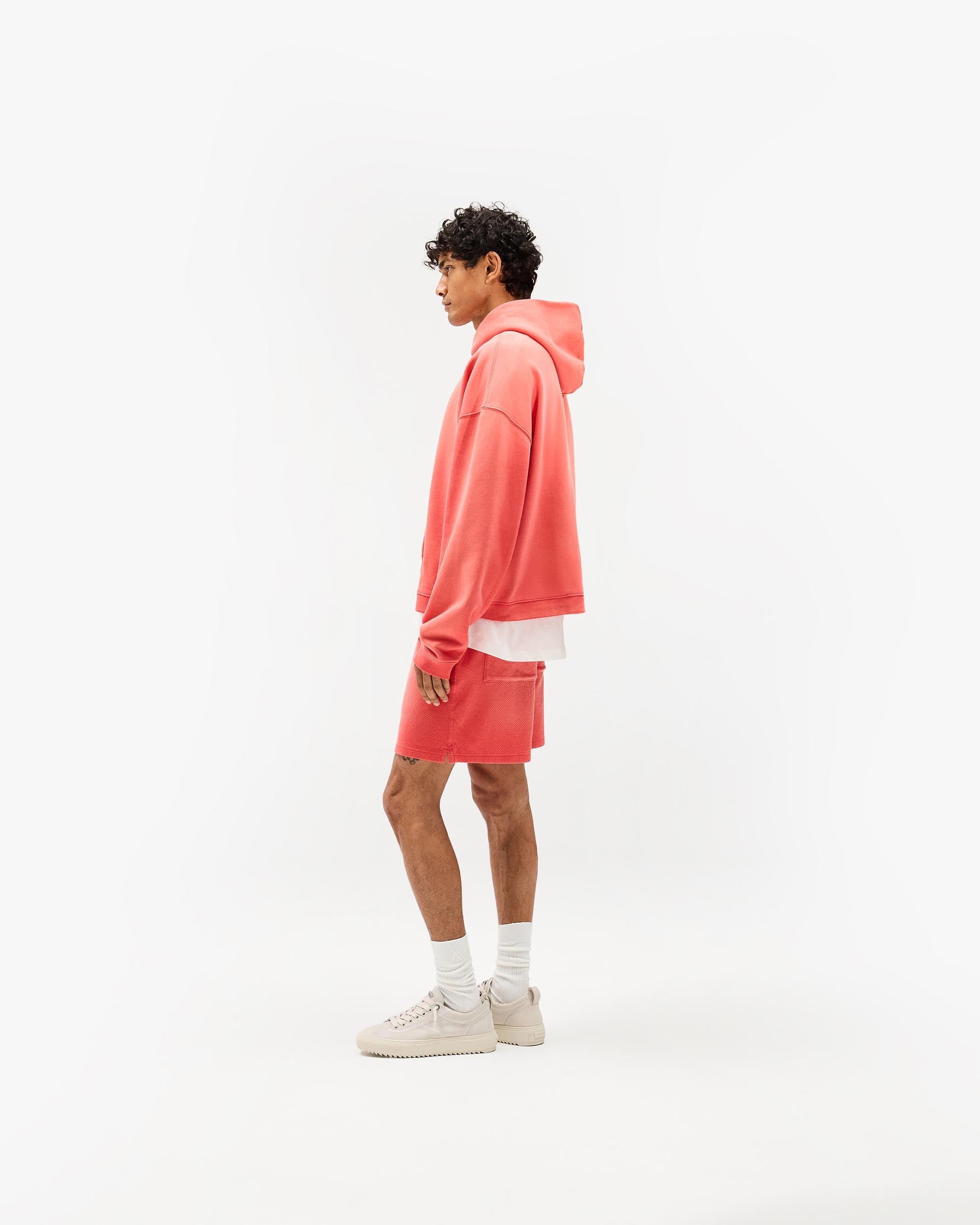 Initial Mesh Shorts - Vintage Red