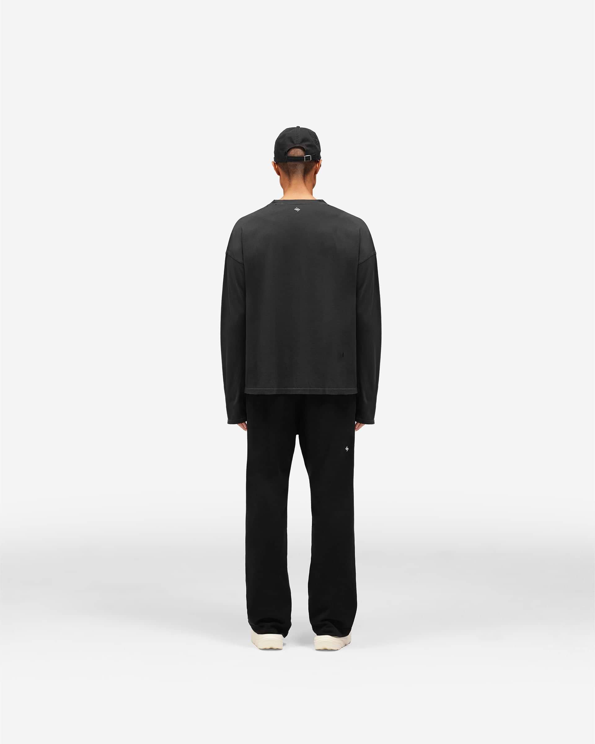 247 On A Mission Long Sleeve T-Shirt - Jet Black