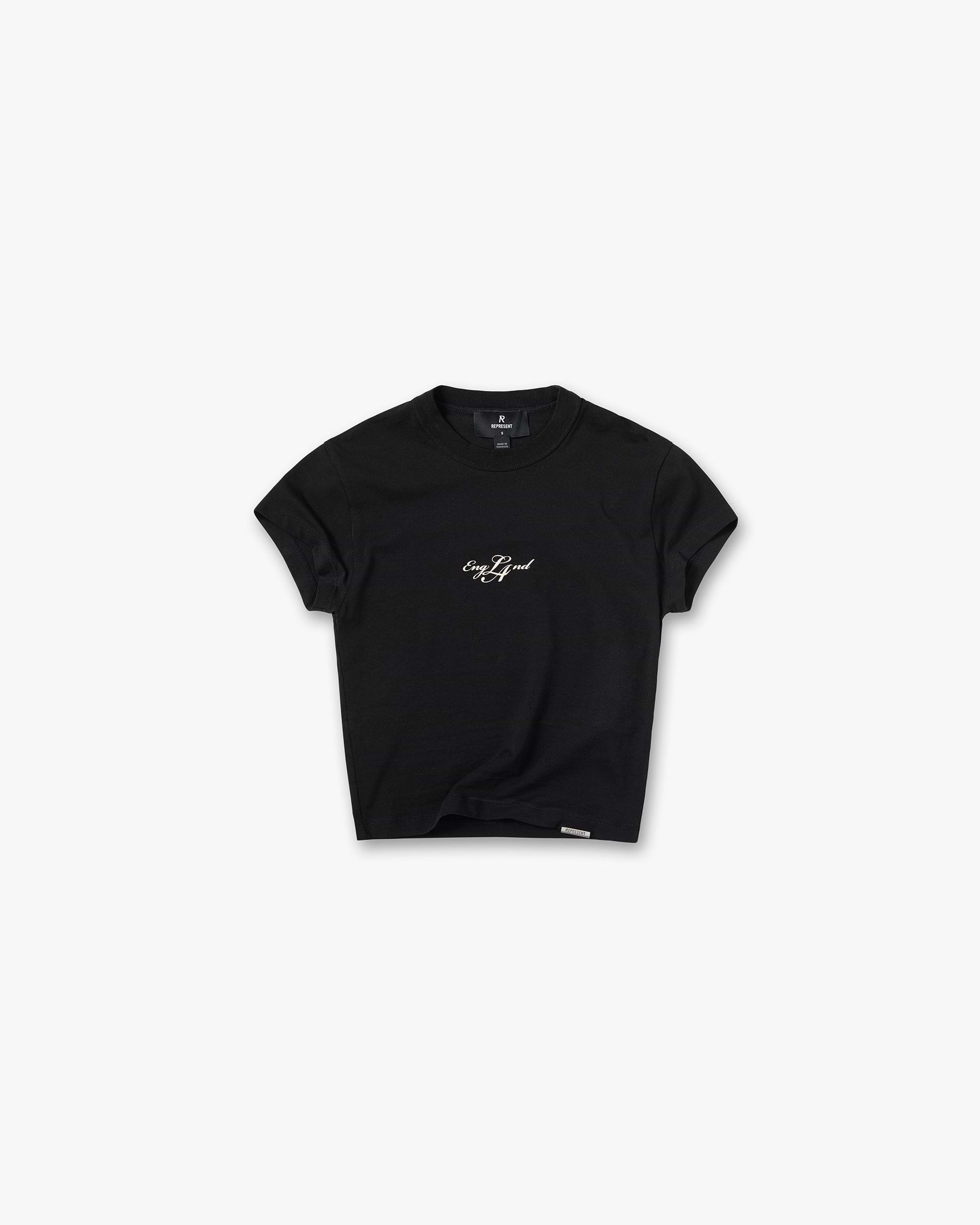 EngLAnd Baby Tee - Jet Black