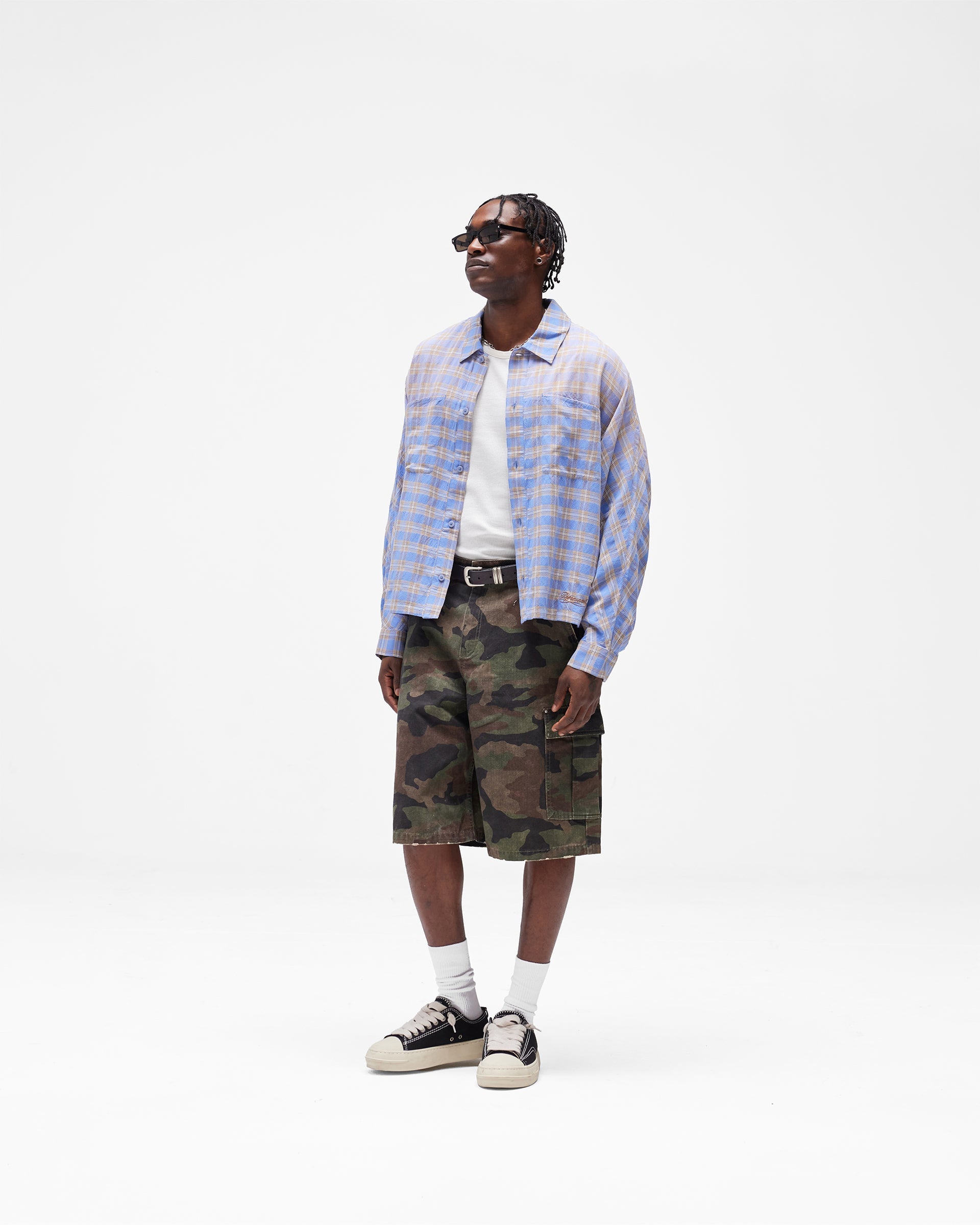 Santa Monica Flannel Shirt - Drift Blue