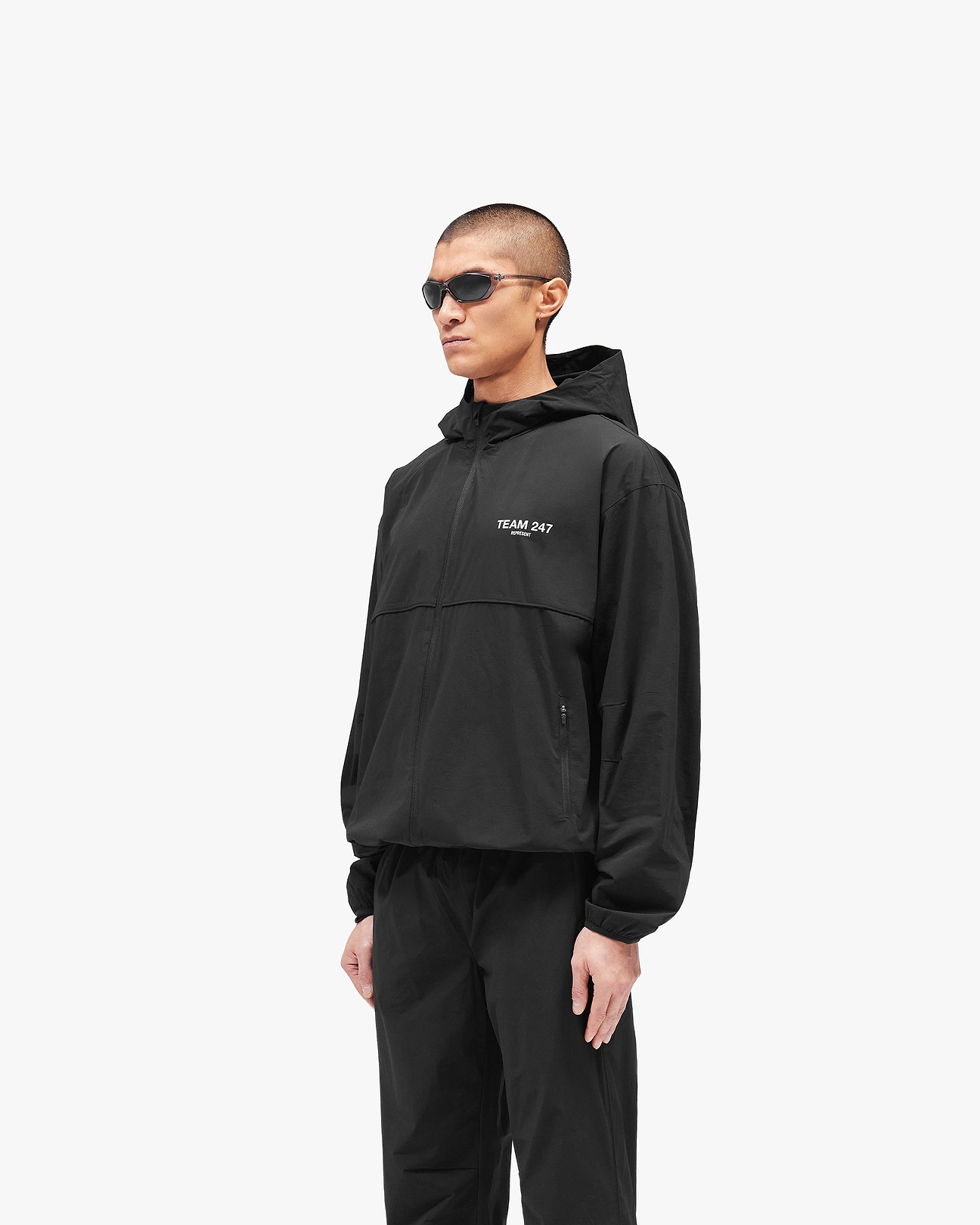 Team 247 Track Jacket - Jet Black | 247 SS26 Outerwear | REPRESENT