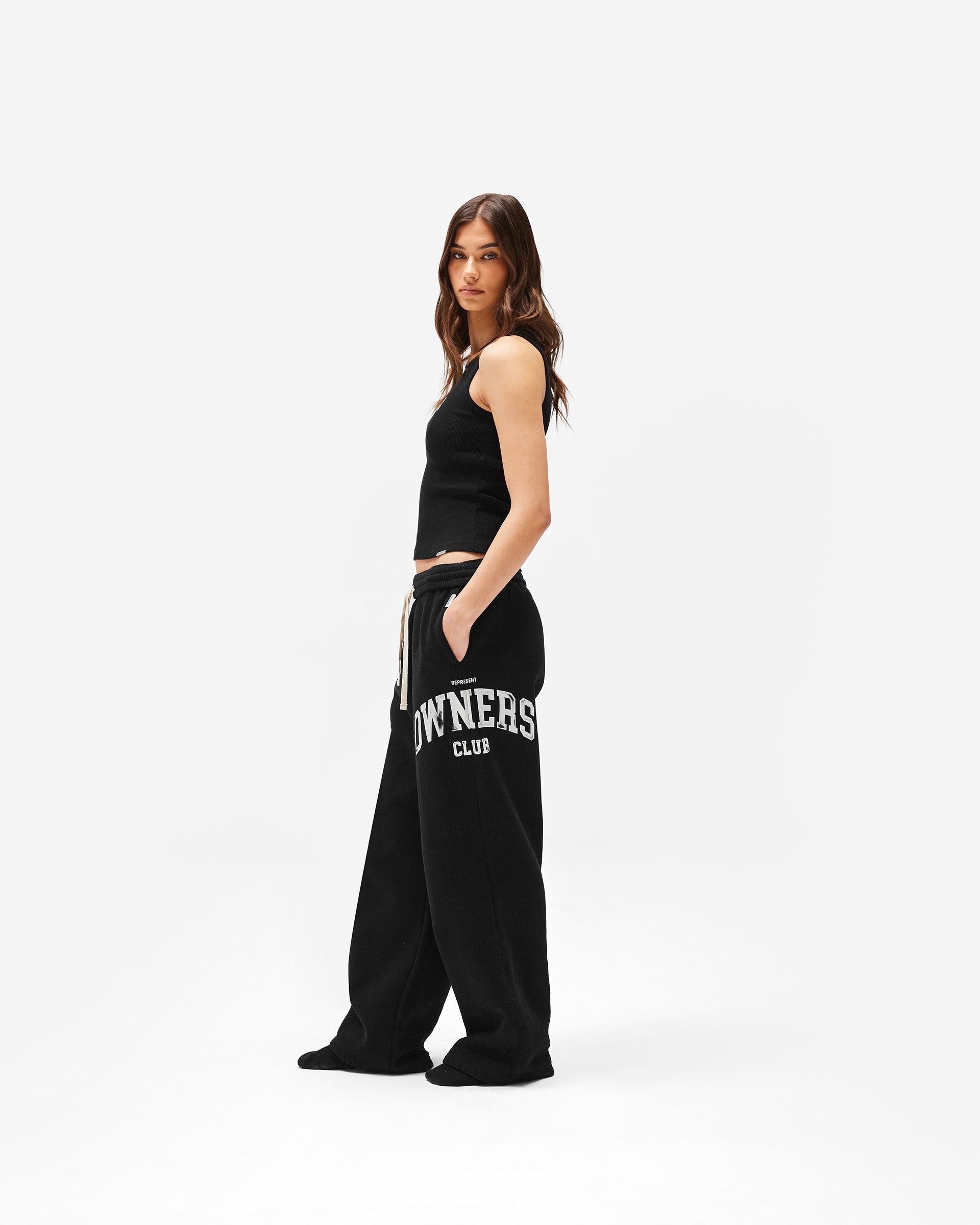 Represent Owners Club Rib Vest - Jet Black