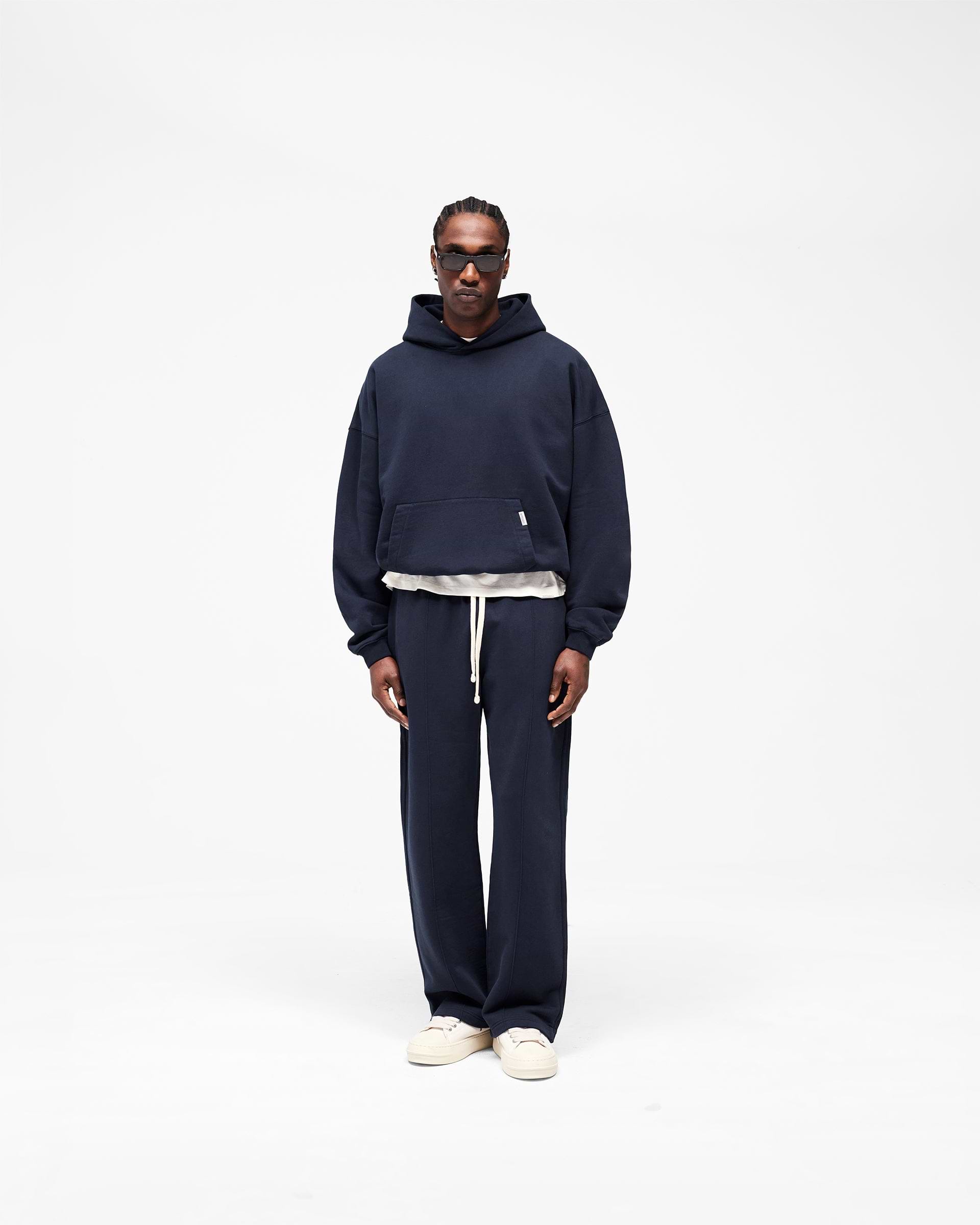 Initial Oversized Hoodie - Midnight Navy