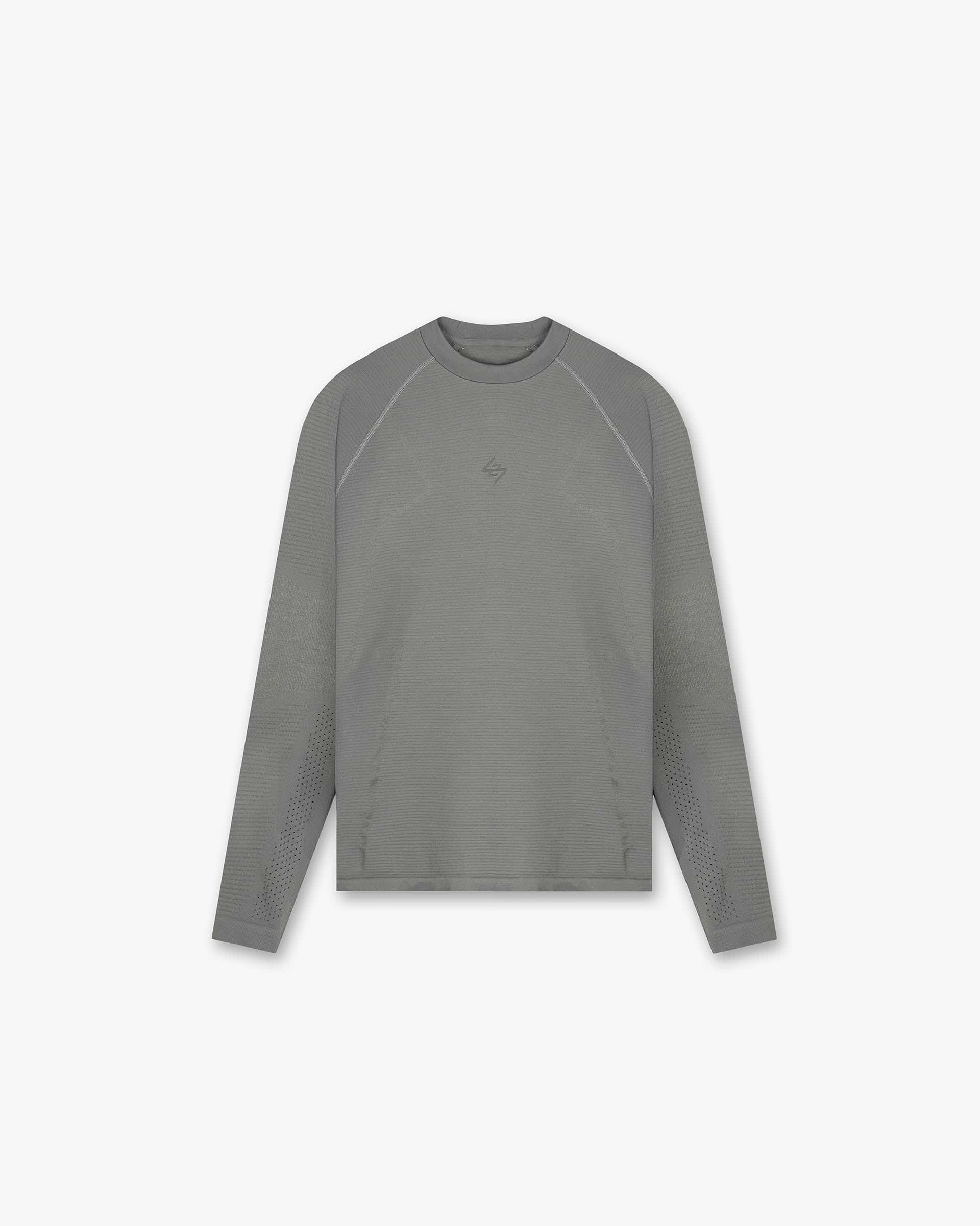 247 Uprising Long Sleeve Seamless T-Shirt - Steel