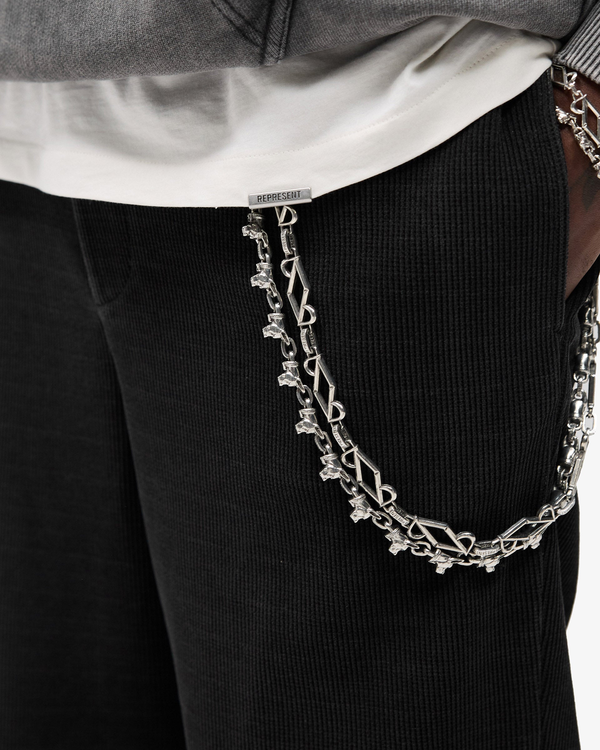 Ribbed Hybrid Pant - Washed Black