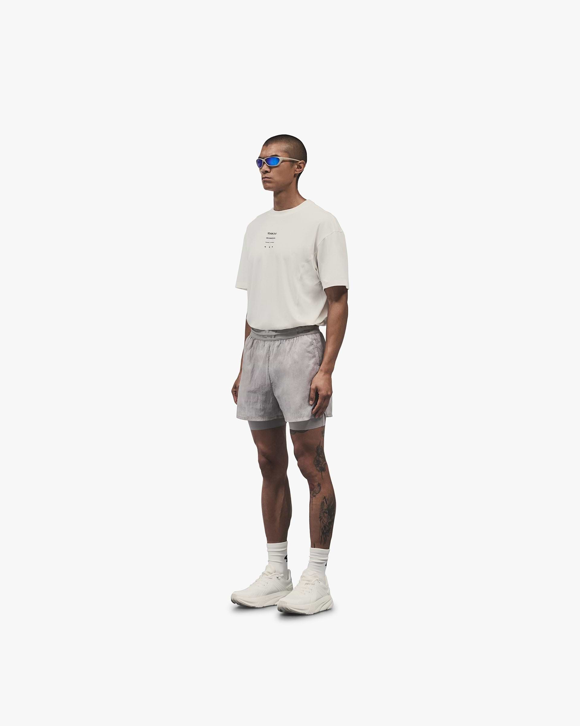 247 Trail Shorts - Chalk