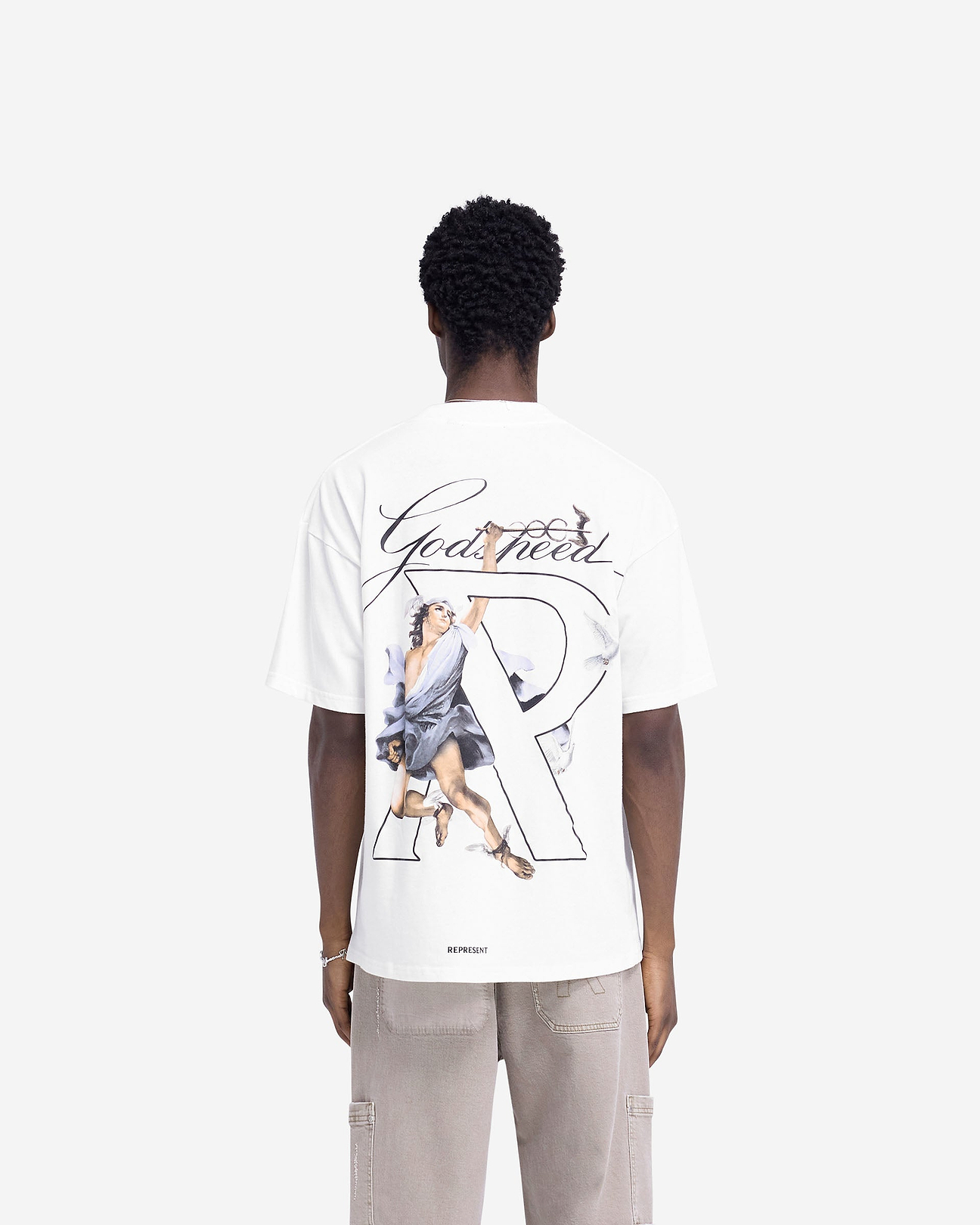 Flat White Hermes T-Shirt | Graphic T shirts | REPRESENT