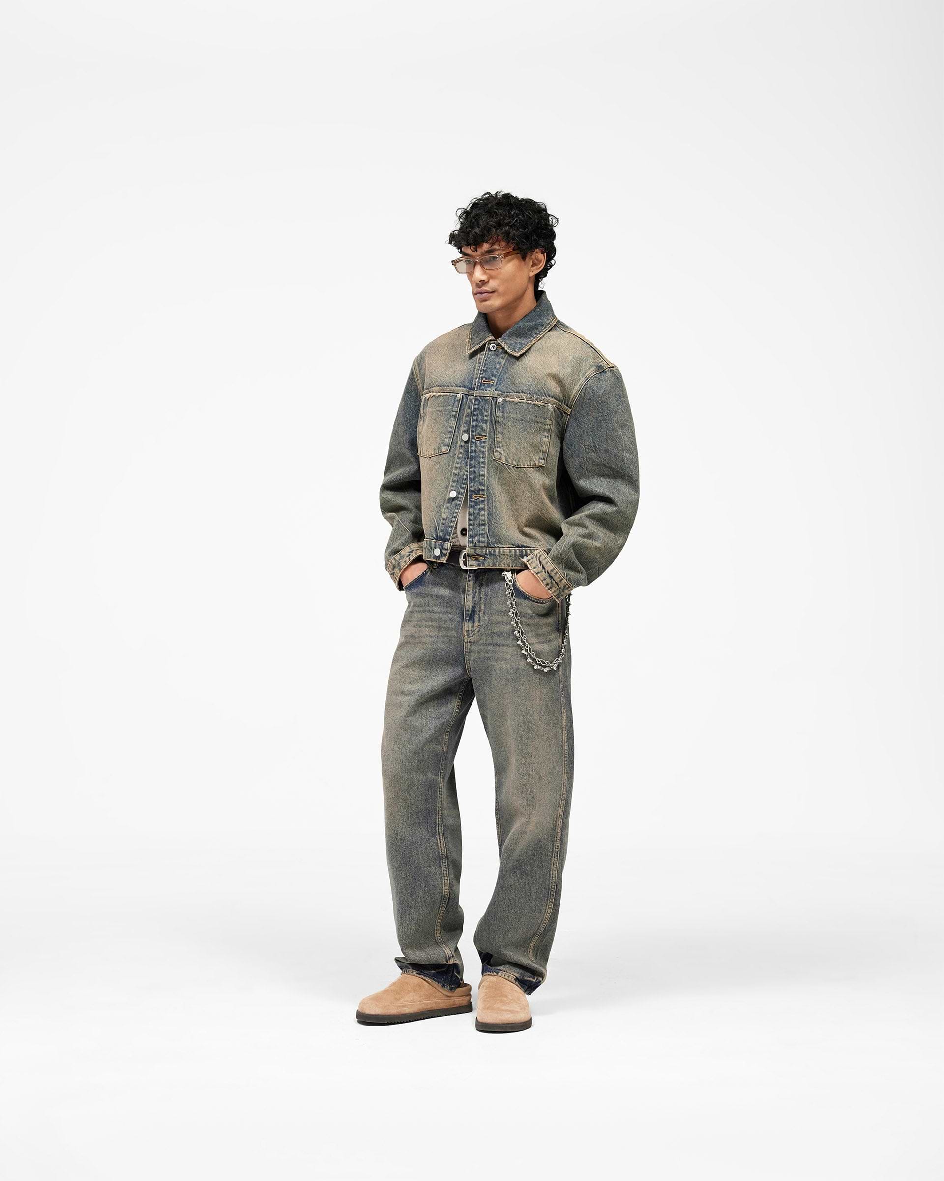 R3 Baggy Denim - Blue Cream