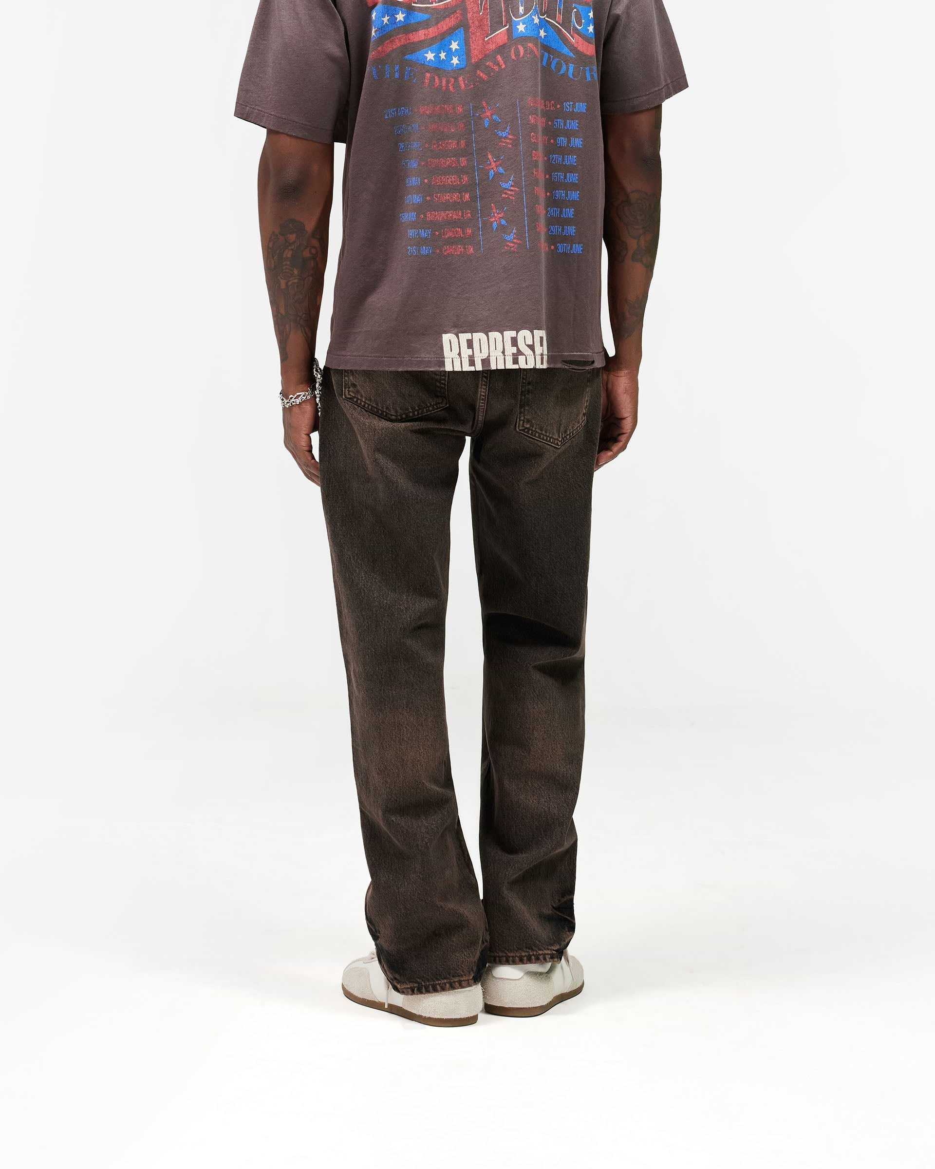 R2 Straight Leg Denim - Bark