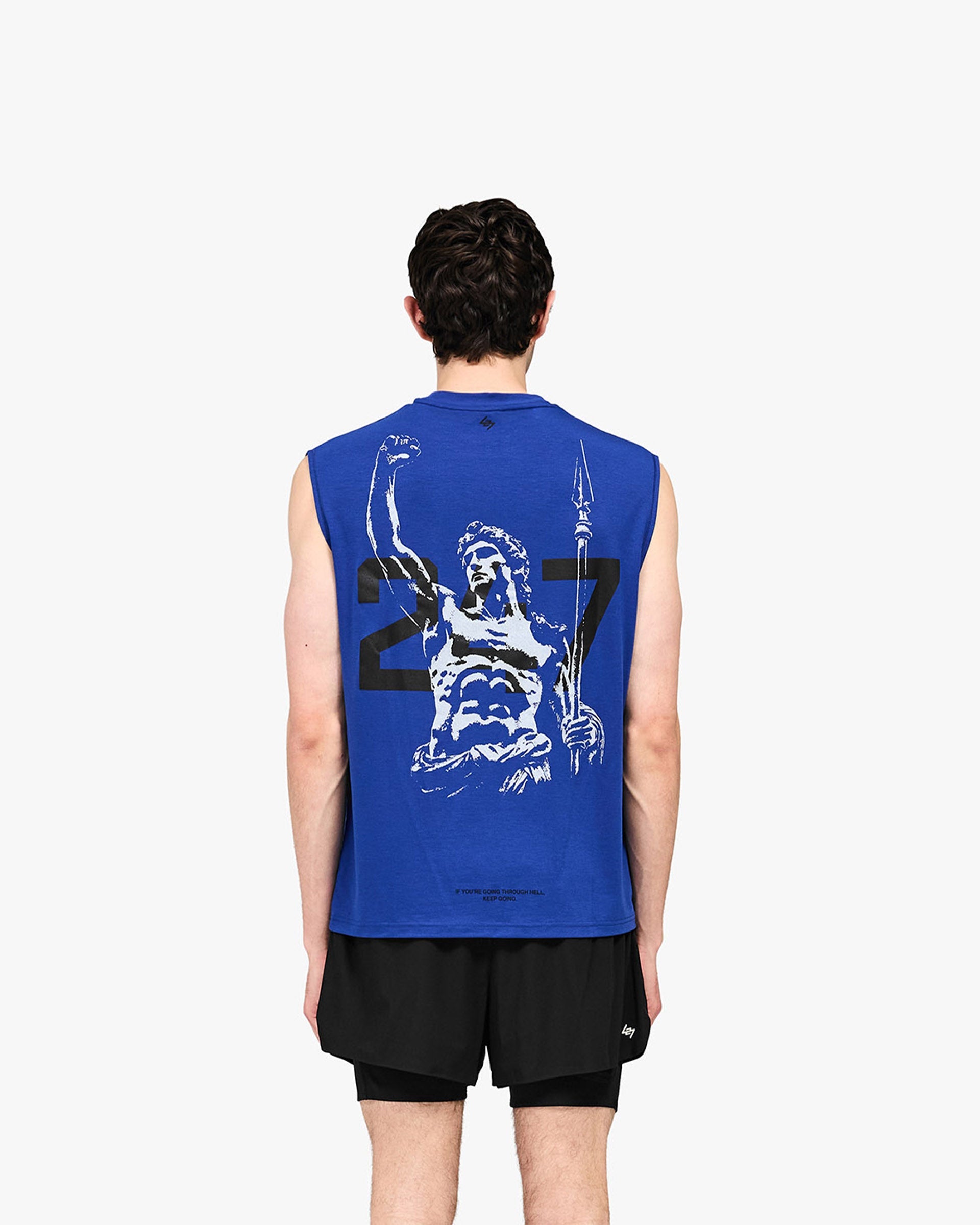 247 Stockholm Oversized Tank - Blue