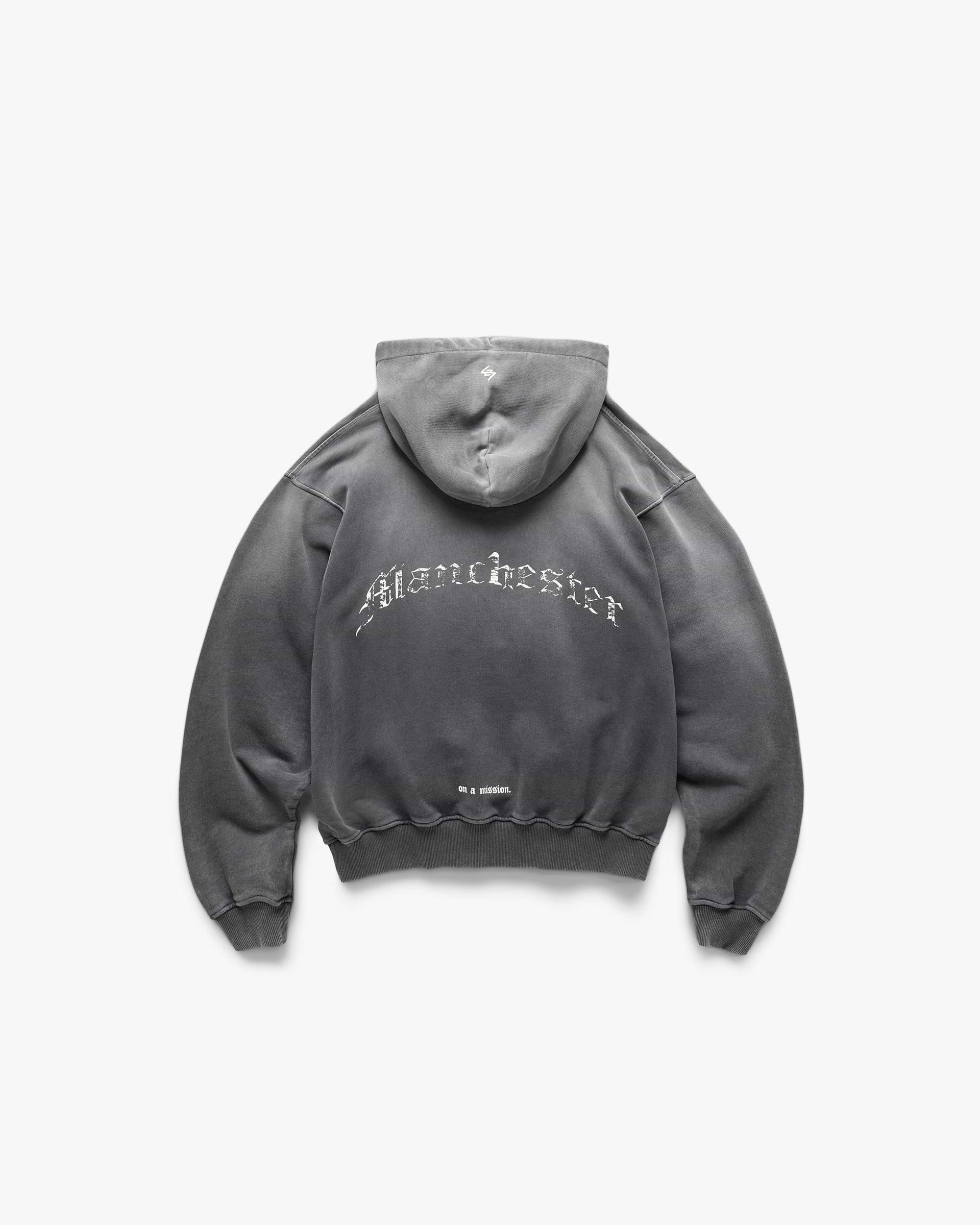 247 Manchester Hoodie - Aged Black