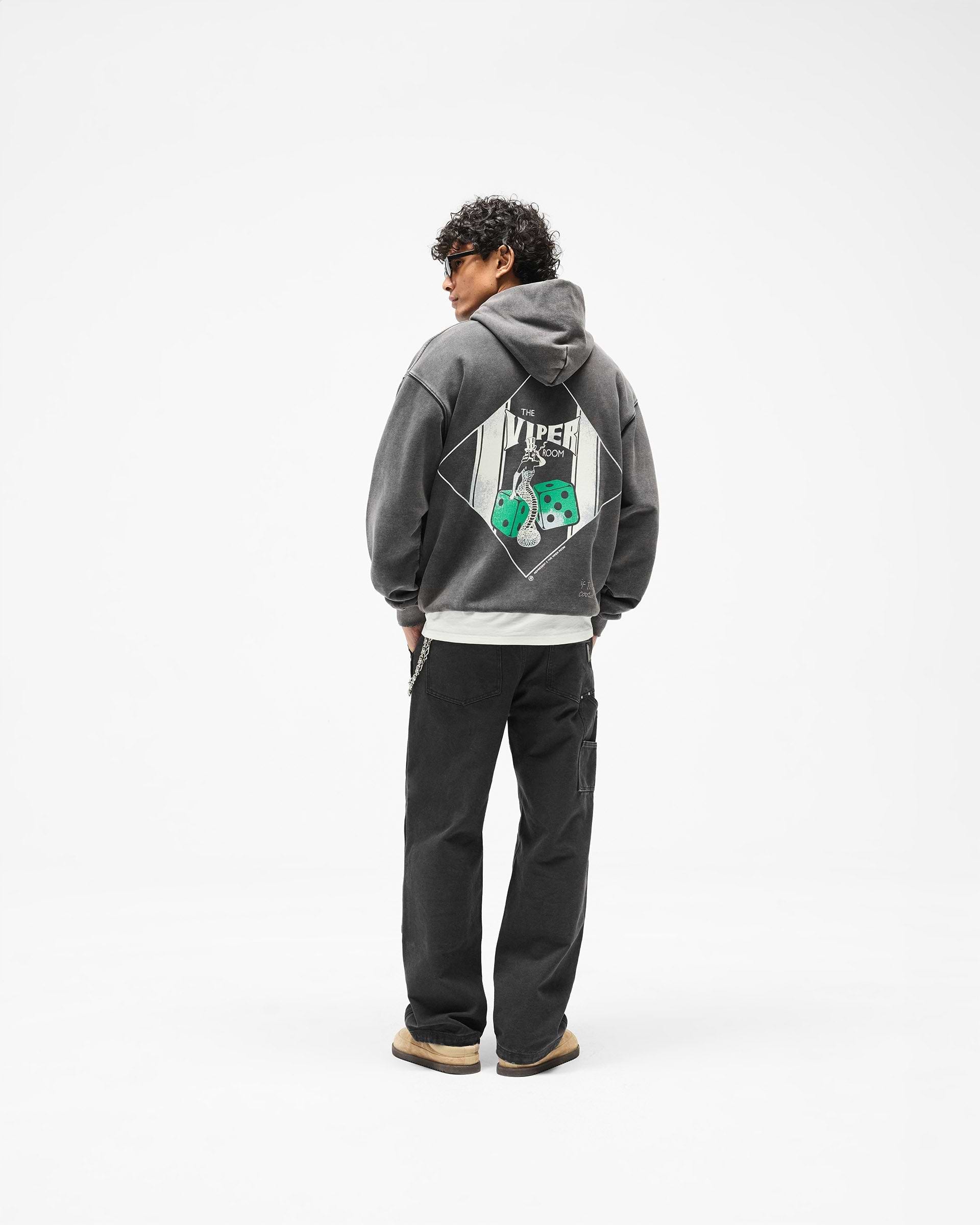 Represent x The Viper Room Dice Hoodie - Vintage Grey