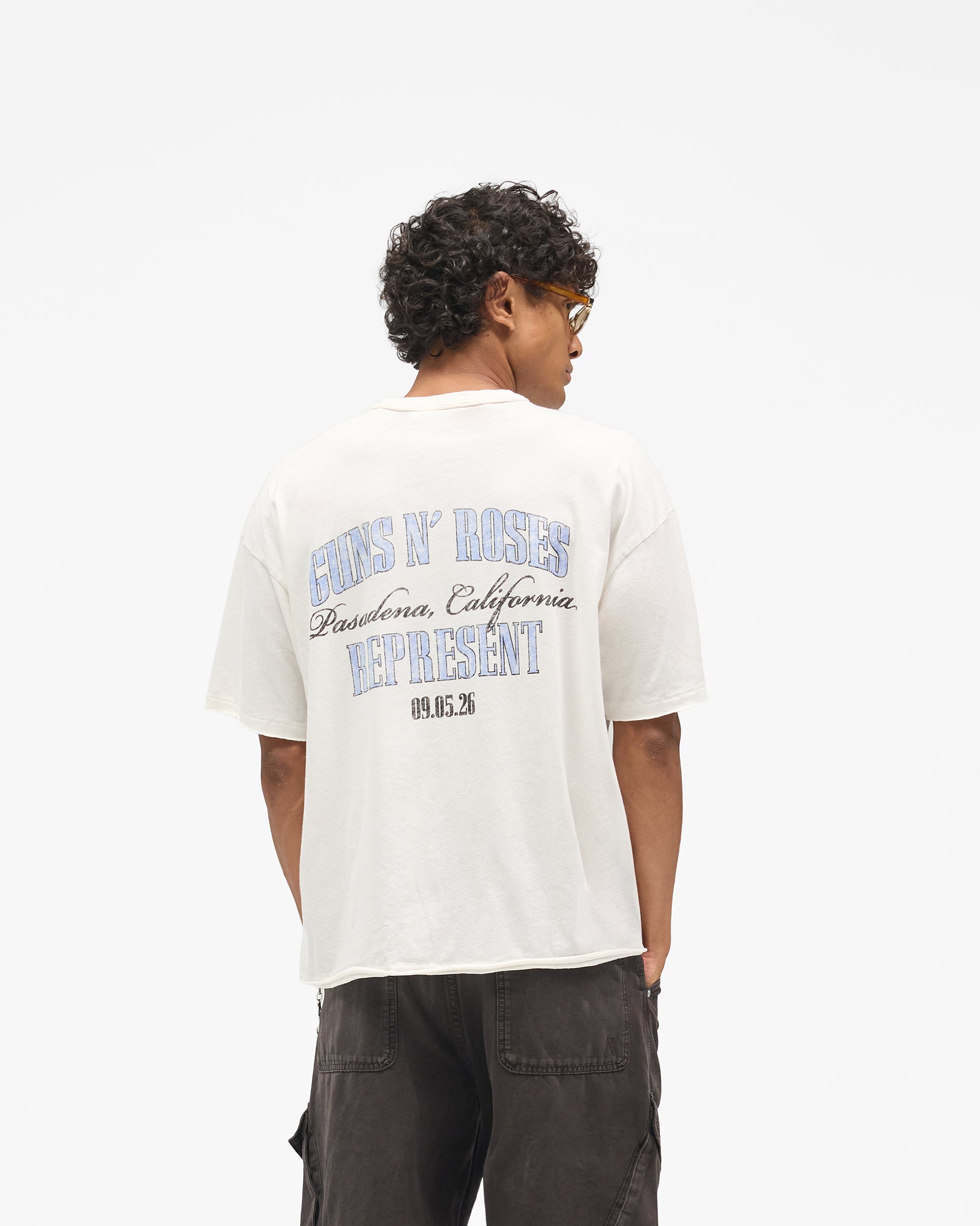 Represent X Guns N' Roses Revolver T-Shirt - Flat White