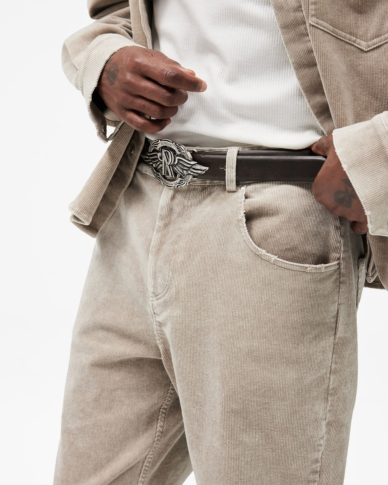 R2 Corduroy Pant Vintage Khaki | Mens Pants | REPRESENT